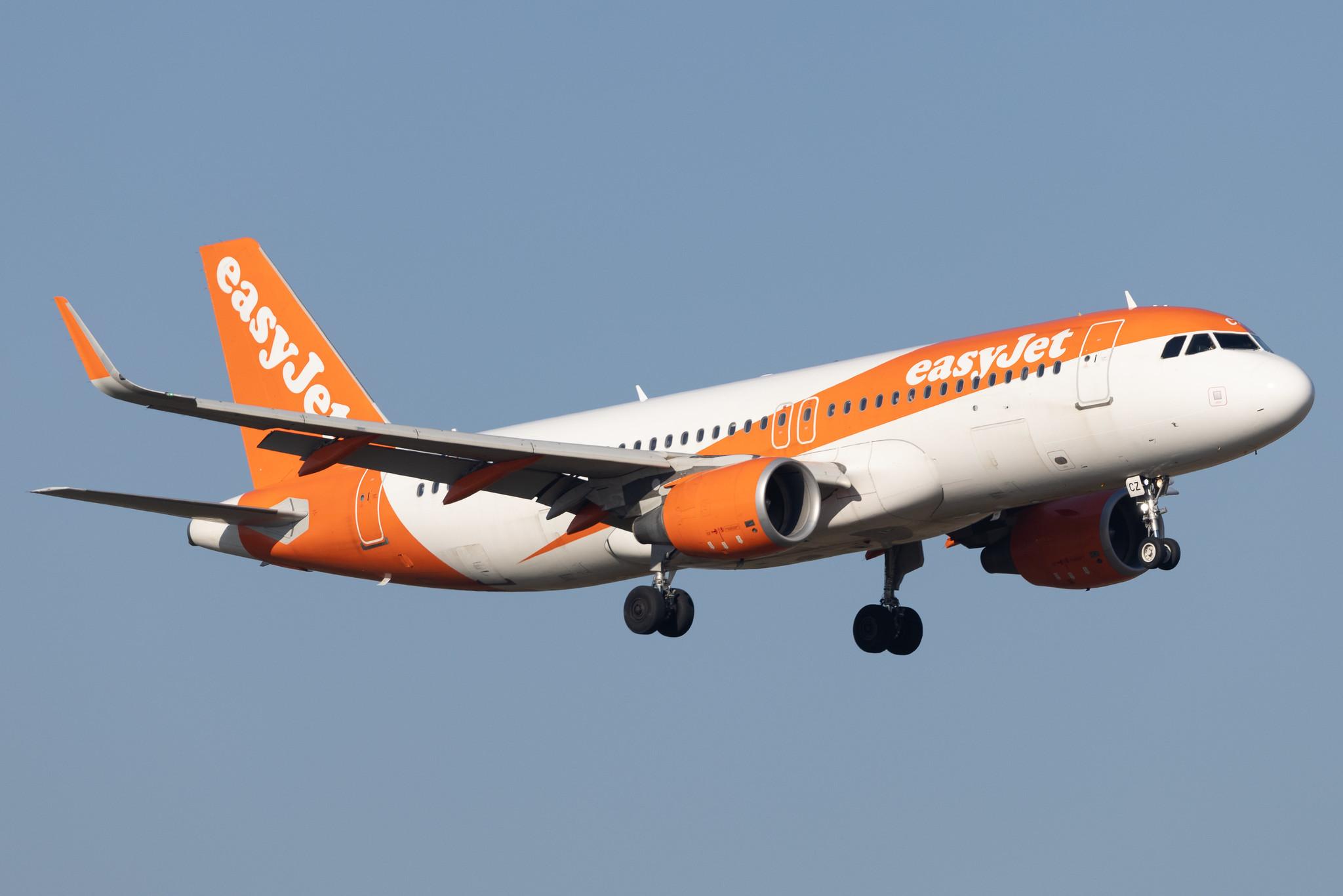 Flughafen Berlin Brandenburg: easyJet (U2 / EZY) | Operator: easyJet Europe |  Airbus A320-214 A320 | OE-ICZ | MSN 6651