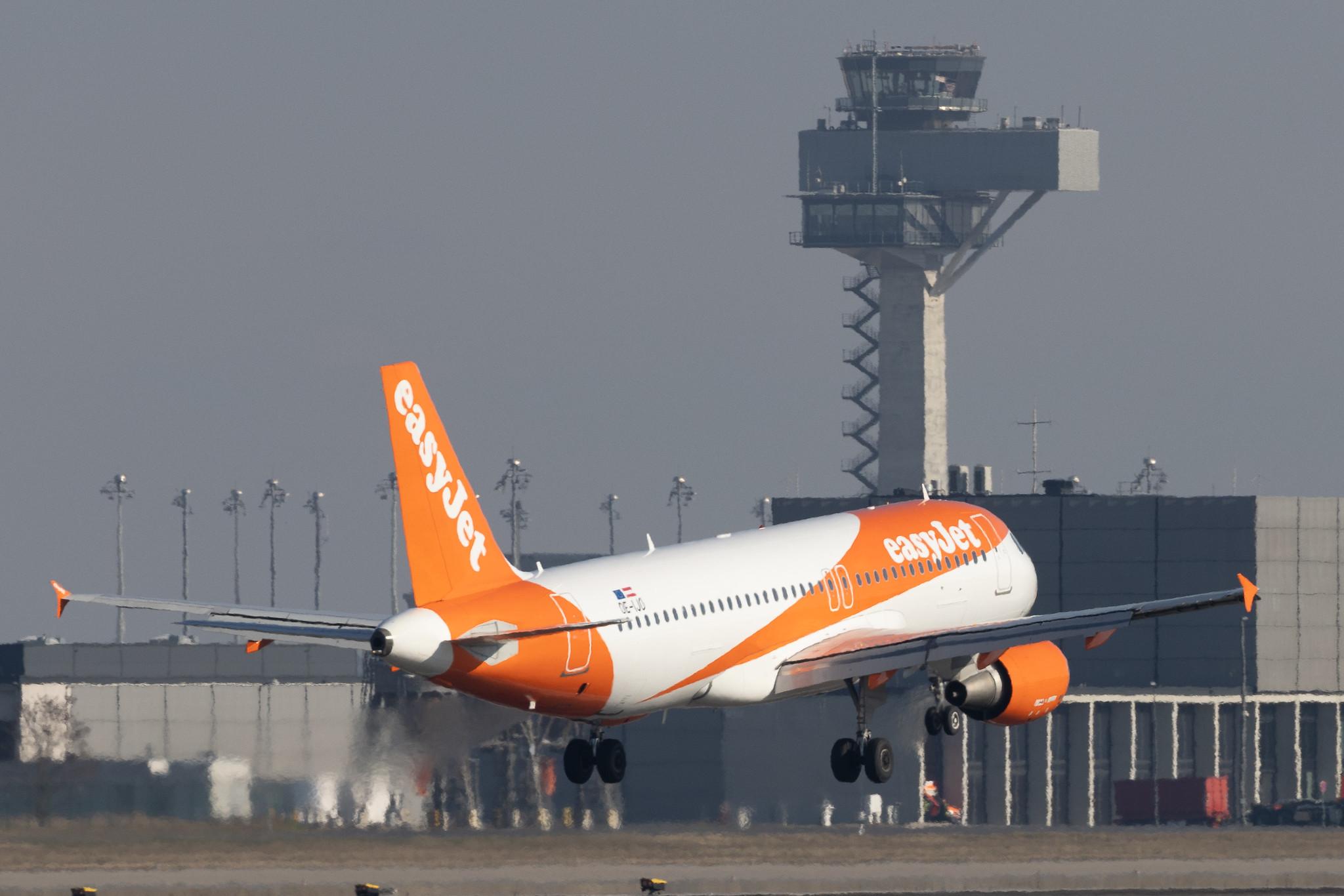 Flughafen Berlin Brandenburg: easyJet (U2 / EZY) | Operator: easyJet Europe | Airbus A320-214 A320 | OE-IJO | MSN 3922