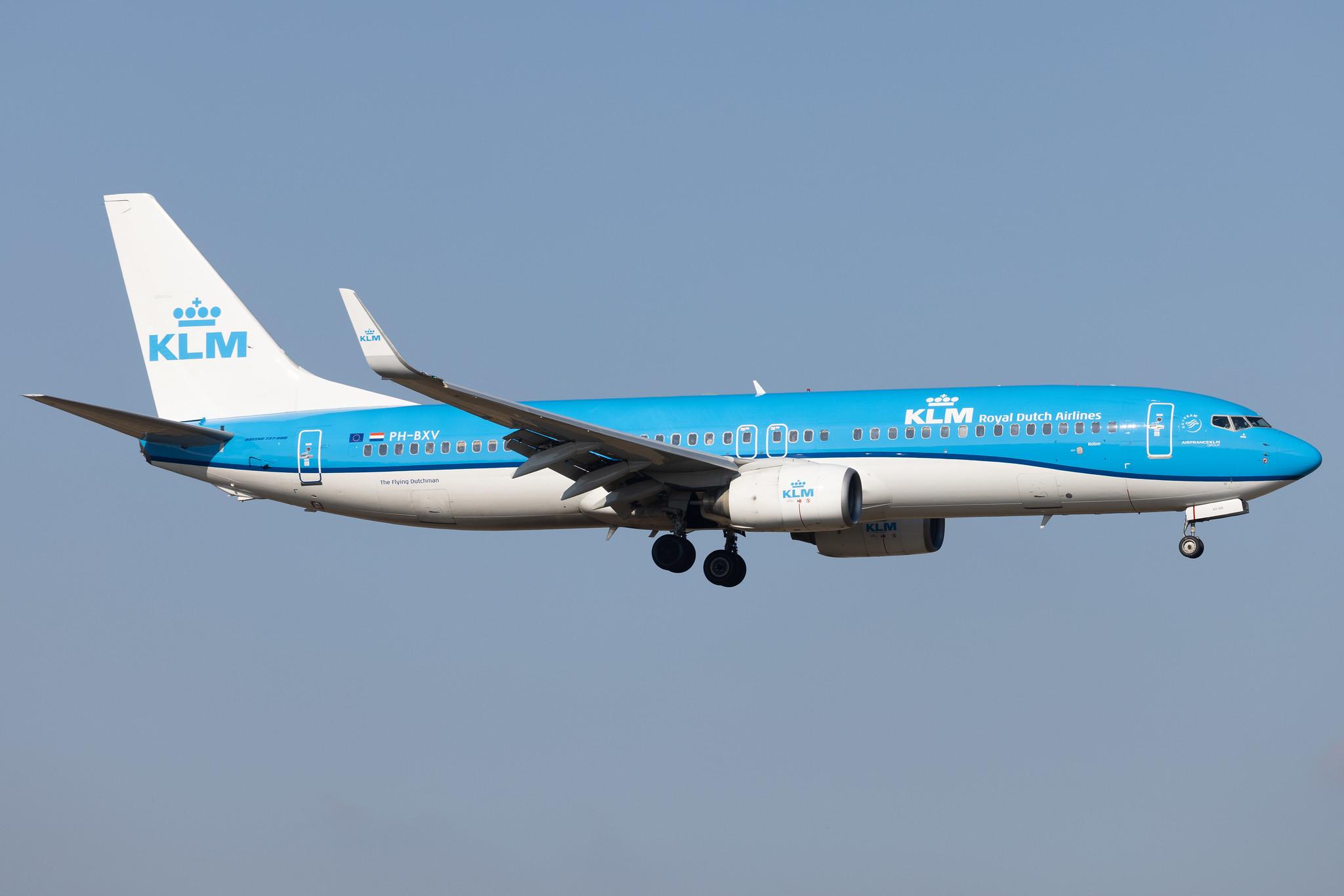 Flughafen Berlin Brandenburg: KLM (KL / KLM) | Boeing 737-8K2 B738 | PH-BXV | MSN 30370