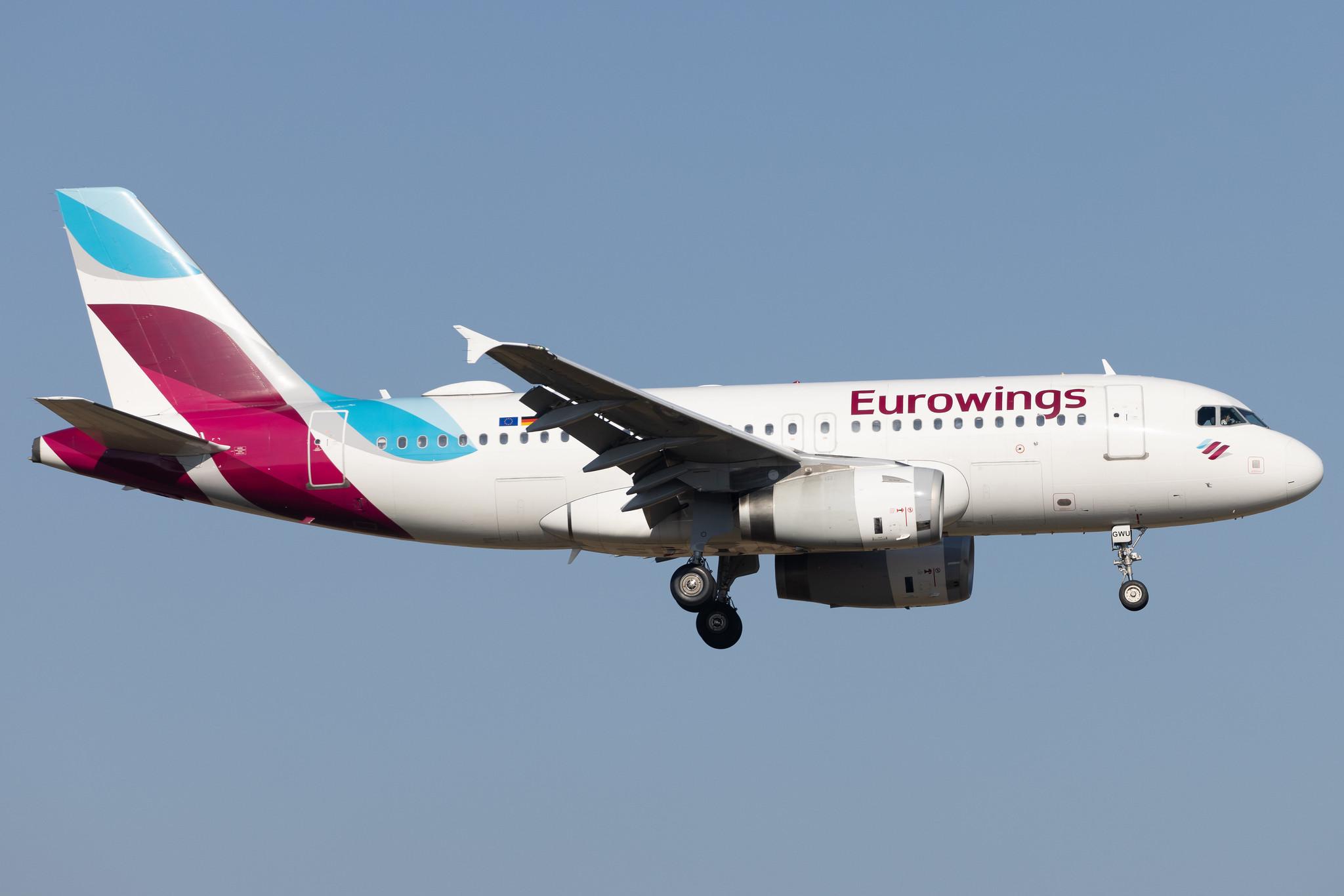 Flughafen Berlin Brandenburg: Eurowings (EW / EWG) | Airbus A319-132 A319 | D-AGWU | MSN 5457