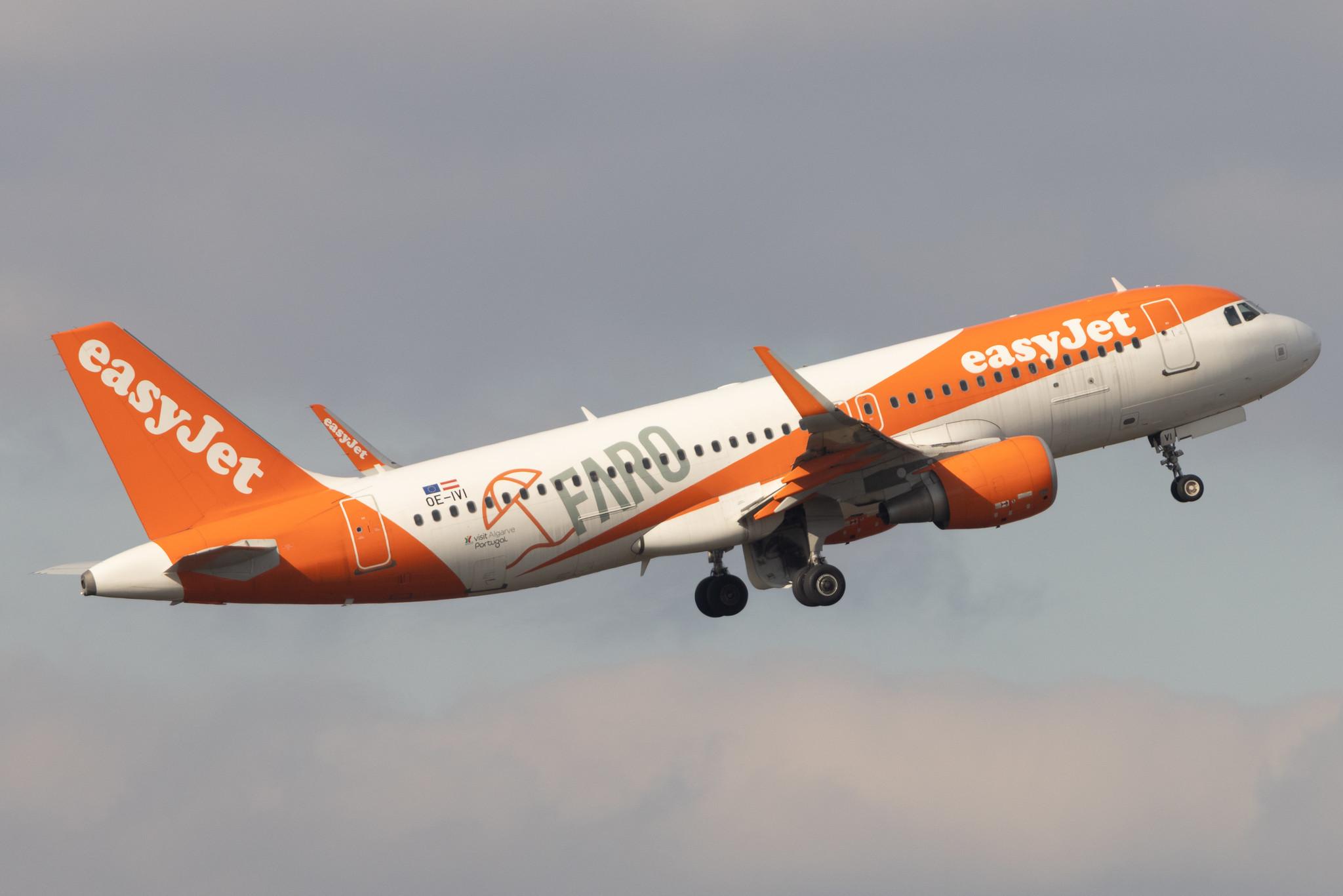 Flughafen Berlin Brandenburg: easyJet (U2 / EZY) | Operator: easyJet Europe | Airbus A320-214 A320 | OE-IVI | MSN 7490