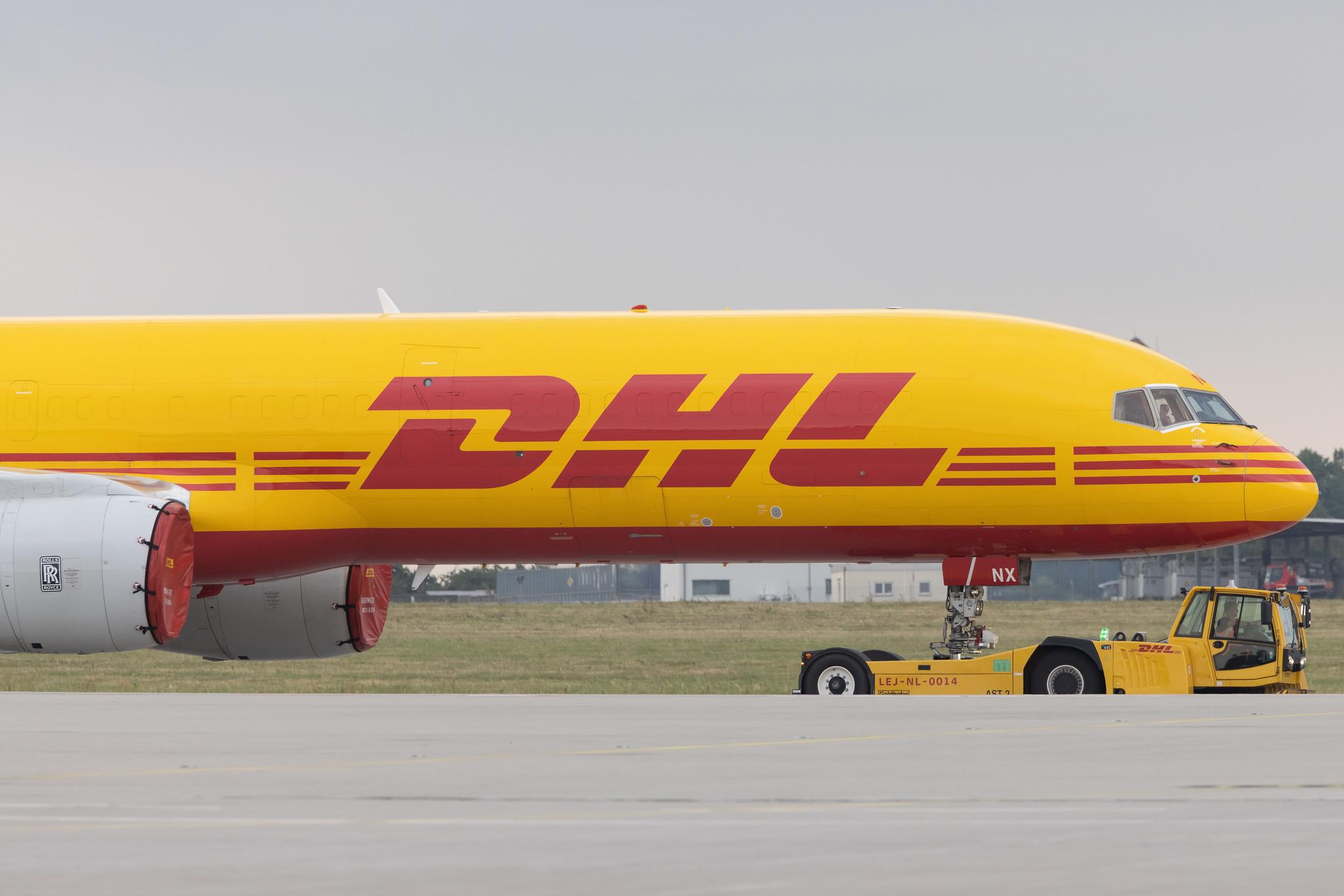 Leipzig Halle Airport: DHL (D0 / DHK) | Operator: DHL Air Austria | Boeing 757-223(PCF) B752 | OE-LNX | MSN 29589