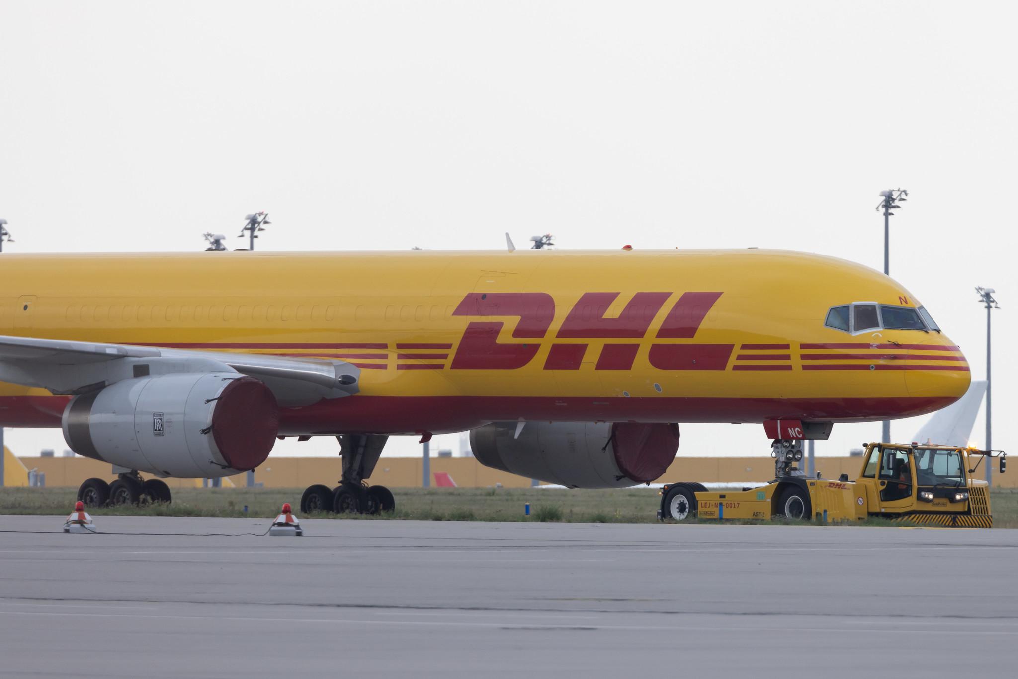 Leipzig Halle Airport: DHL (D0 / DHK) | Operator: DHL Air Austria | Boeing 757-28A(PCF) B752 | OE-LNC | MSN 26275