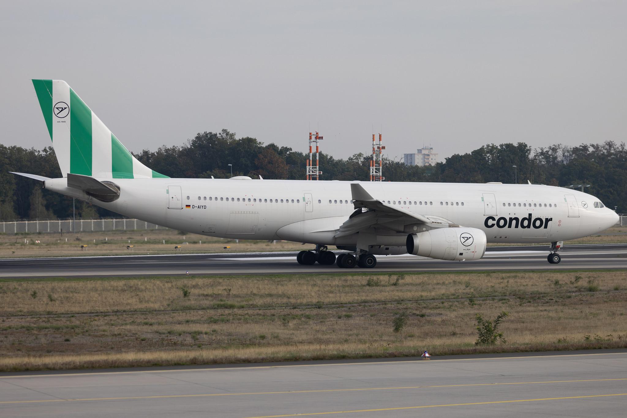 Frankfurt Airport: Condor (DE / CFG) | Airbus A330-243 A332 | D-AIYD | MSN 991