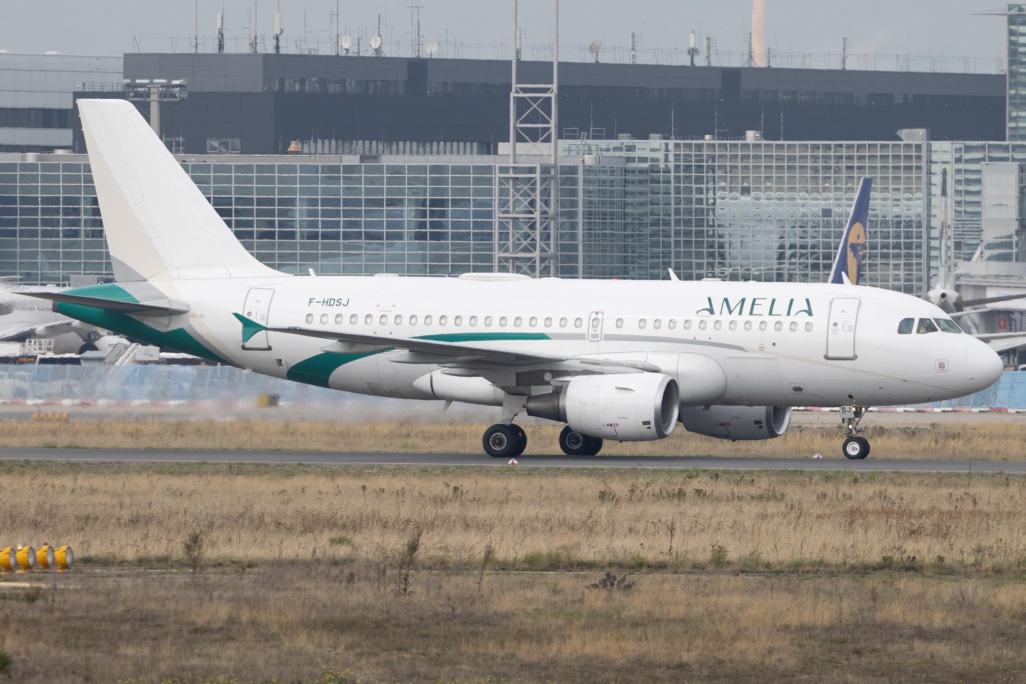 Frankfurt Airport: Amelia International (8R / AIA) | Operator: Amelia | Airbus A319-112 A319 | F-HDSJ | MSN 03727