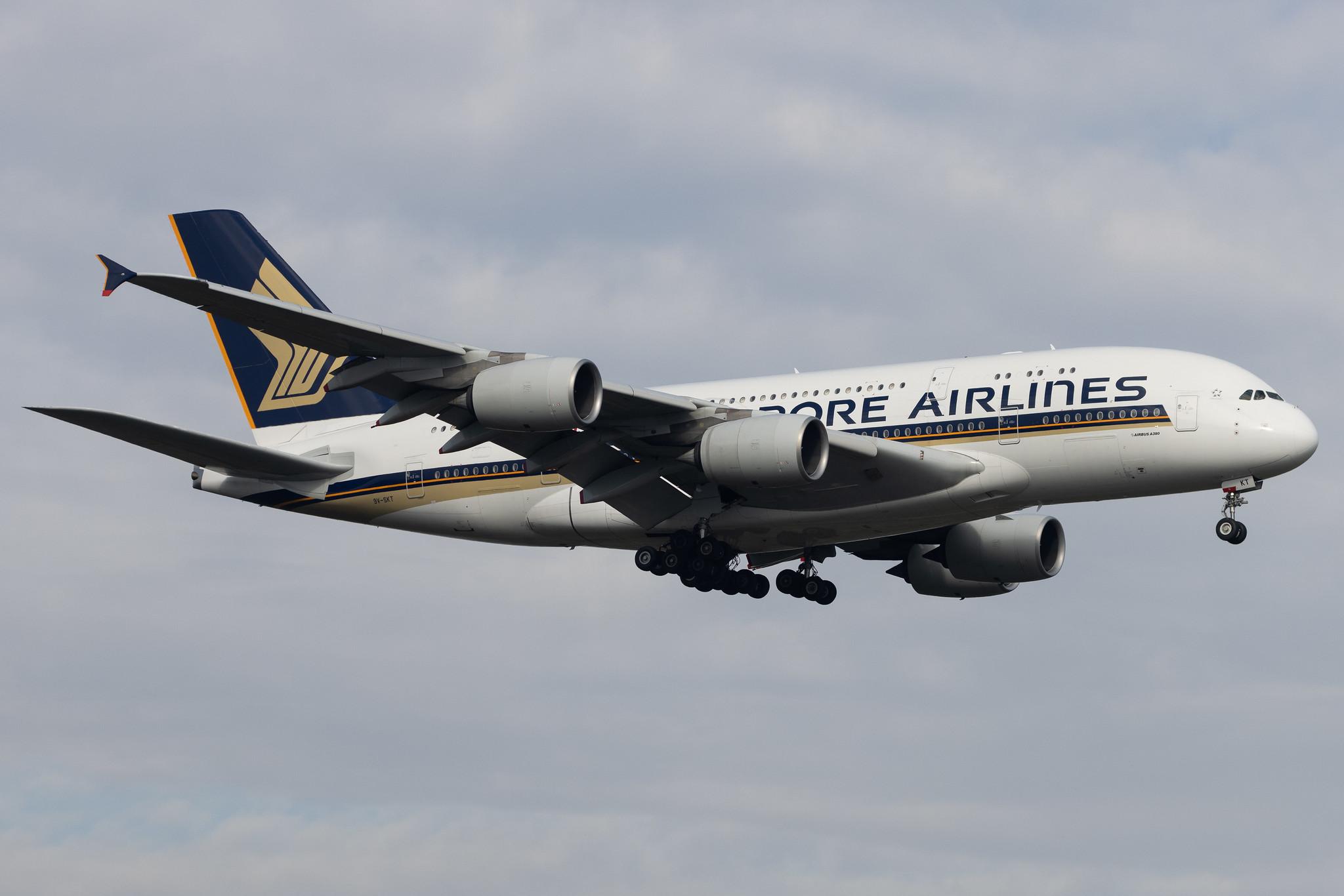 Frankfurt Airport: Singapore Airlines (SQ / SIA) | Airbus A380-841 A388 | 9V-SKT | MSN 092