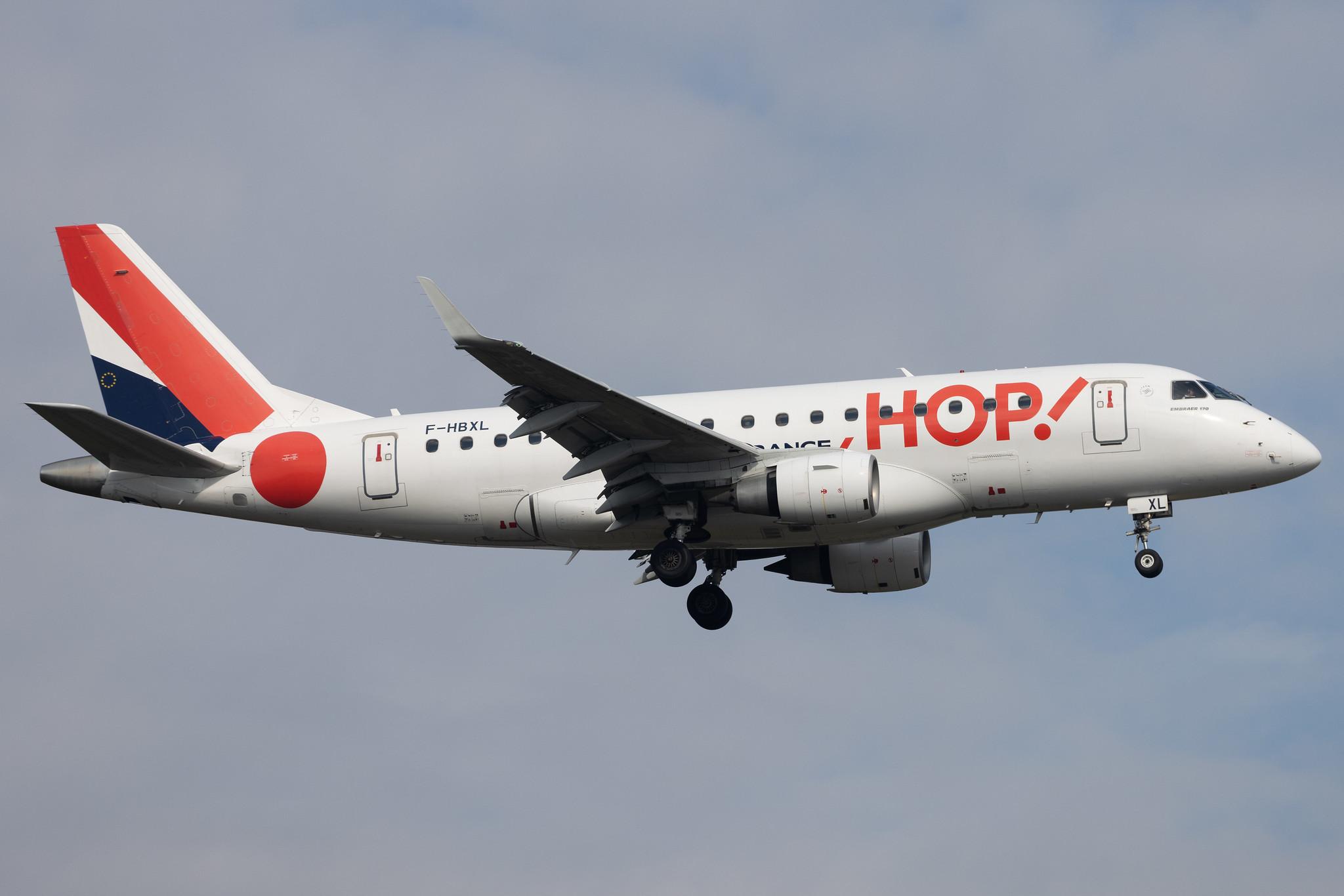 Frankfurt Airport: Air France (AF / AFR) | Operator: Air France Hop | Embraer E170LR E170 | F-HBXL | MSN 17000009
