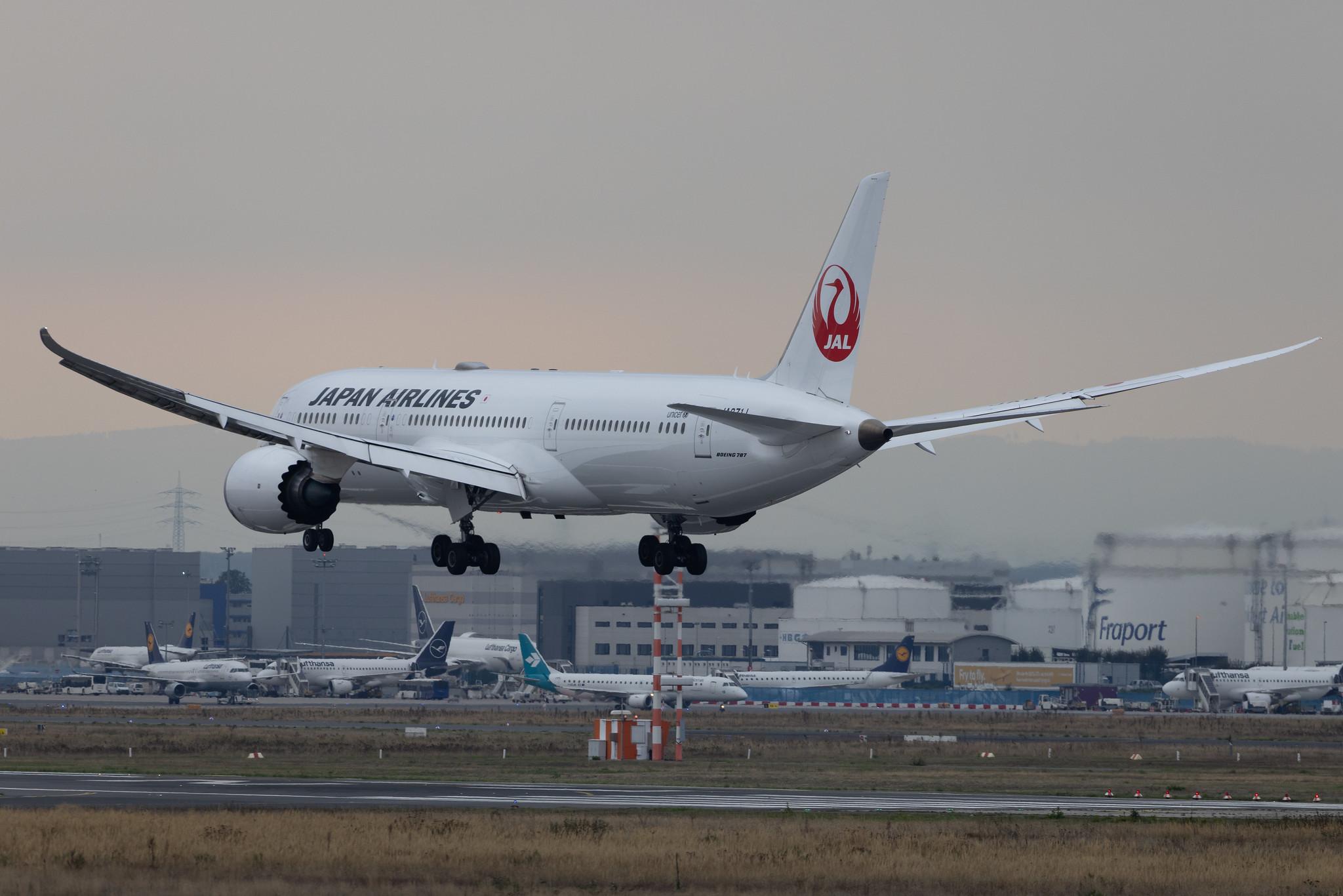 Frankfurt Airport: Japan Airlines (JL / JAL) | Boeing 787-9 Dreamliner B789 | JA871J | MSN 34848
