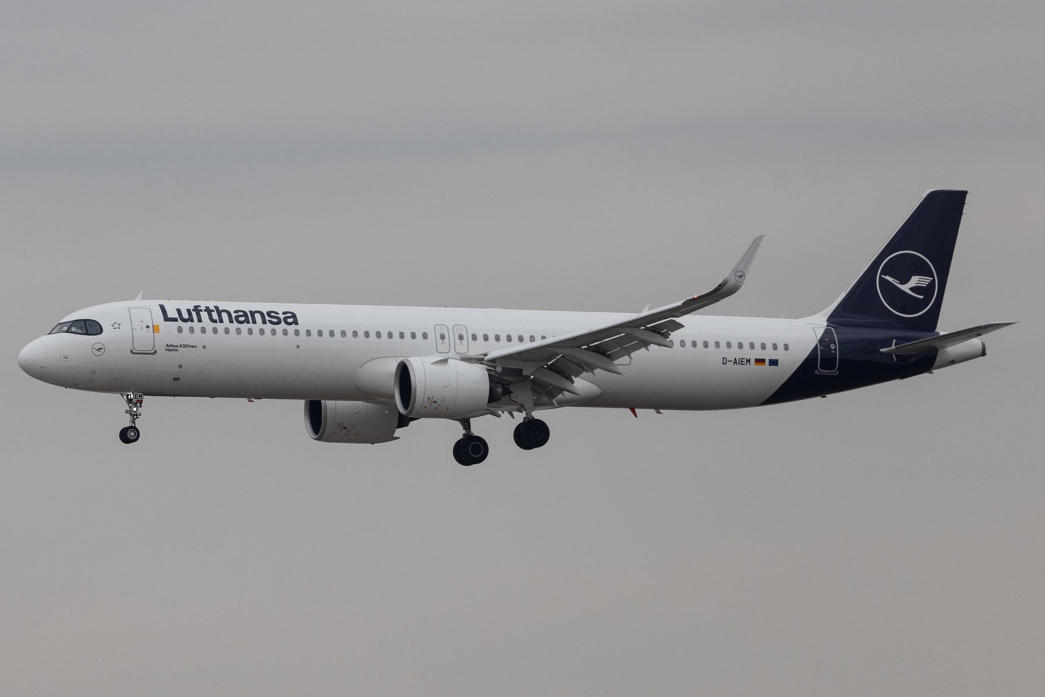 Frankfurt Airport: Lufthansa (LH / DLH) | Airbus A321-271NX A21N | D-AIEM | MSN 10817