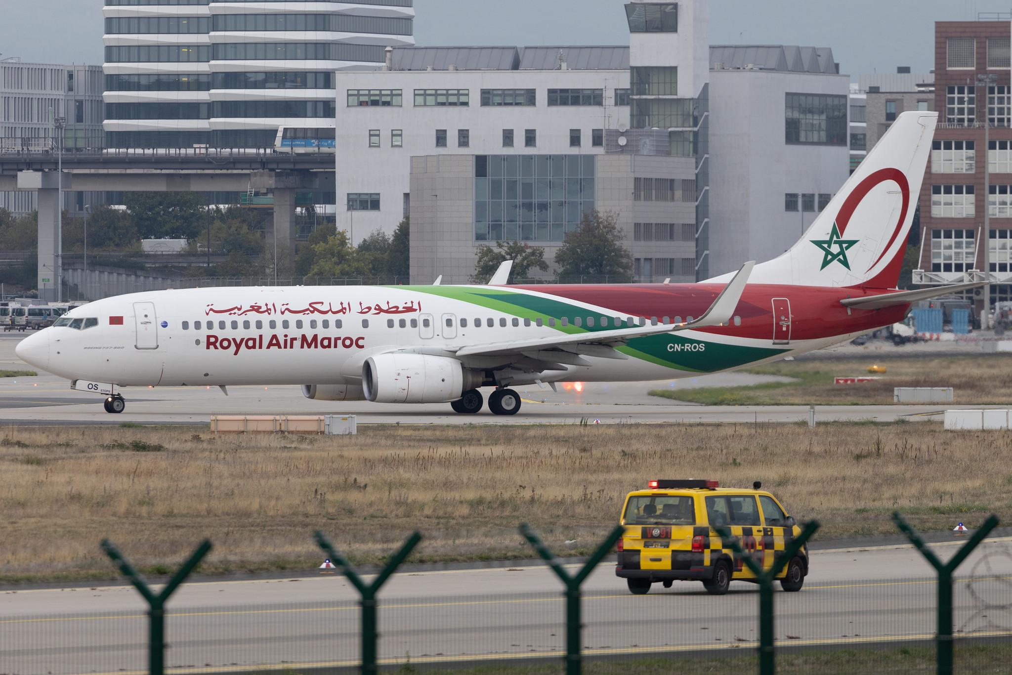 Frankfurt Airport: Royal Air Maroc (AT / RAM) | Boeing 737-8B6 B738 | CN-ROS | MSN 37718