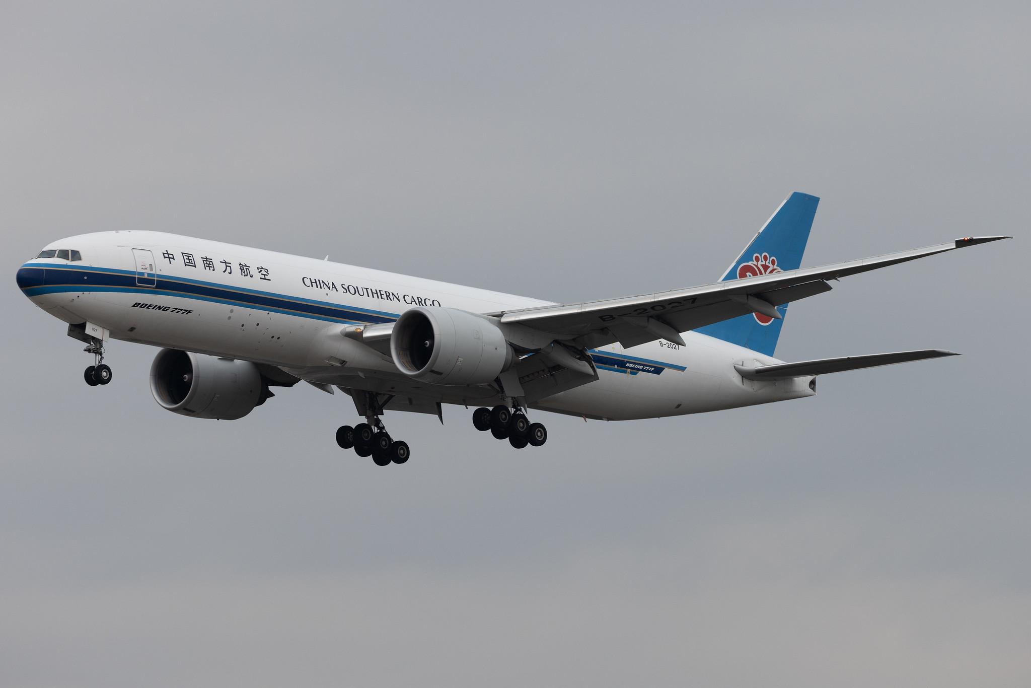 Frankfurt Airport: China Southern Cargo (CZ / CSN) | Operator: China Southern Airlines | Boeing 777-F1B B77L | B-2027 | MSN 41636