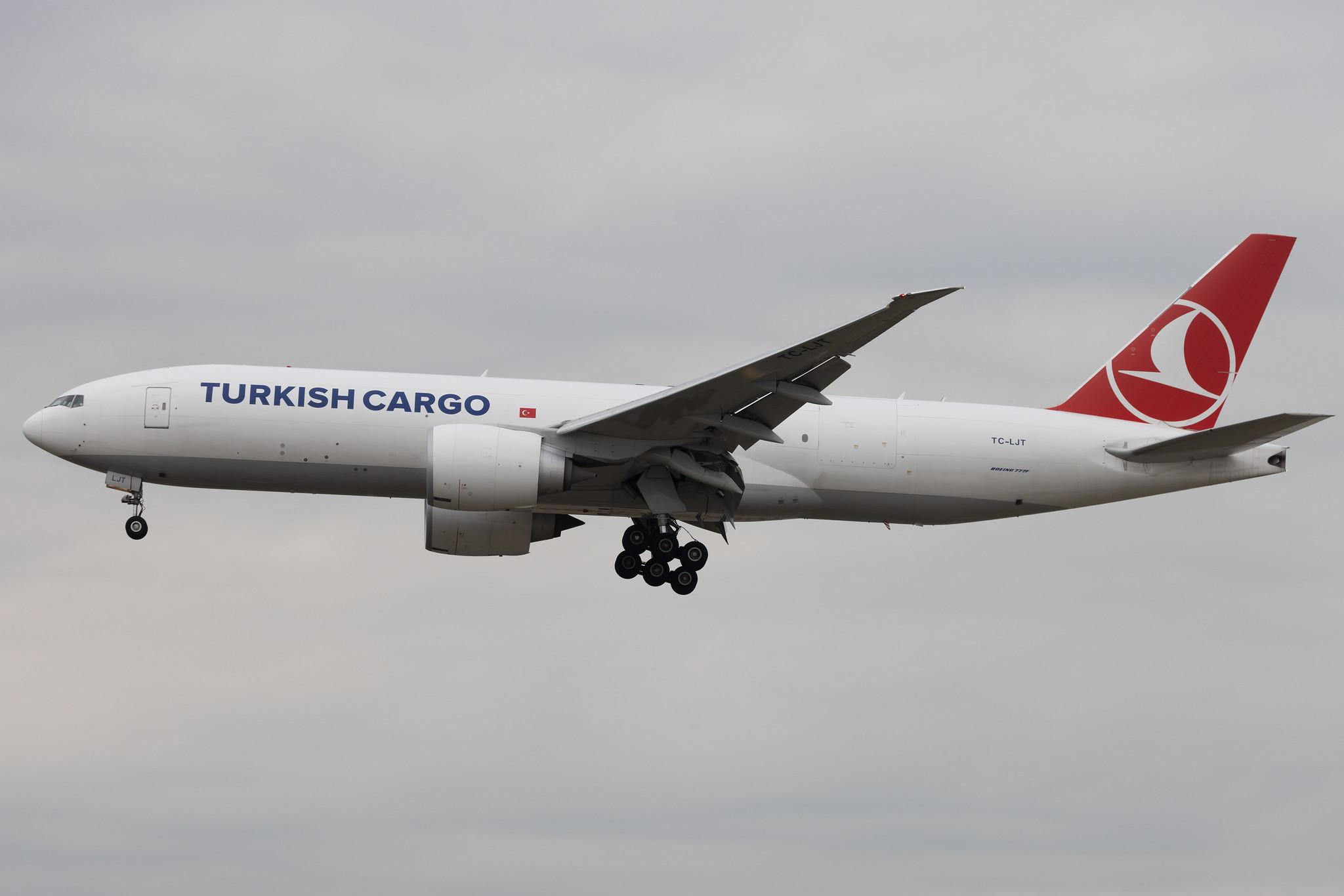 Frankfurt Airport: Turkish Cargo (TK / THY) | Operator: Turkish Airlines | Boeing 777-F B77L | TC-LJT | MSN 66580