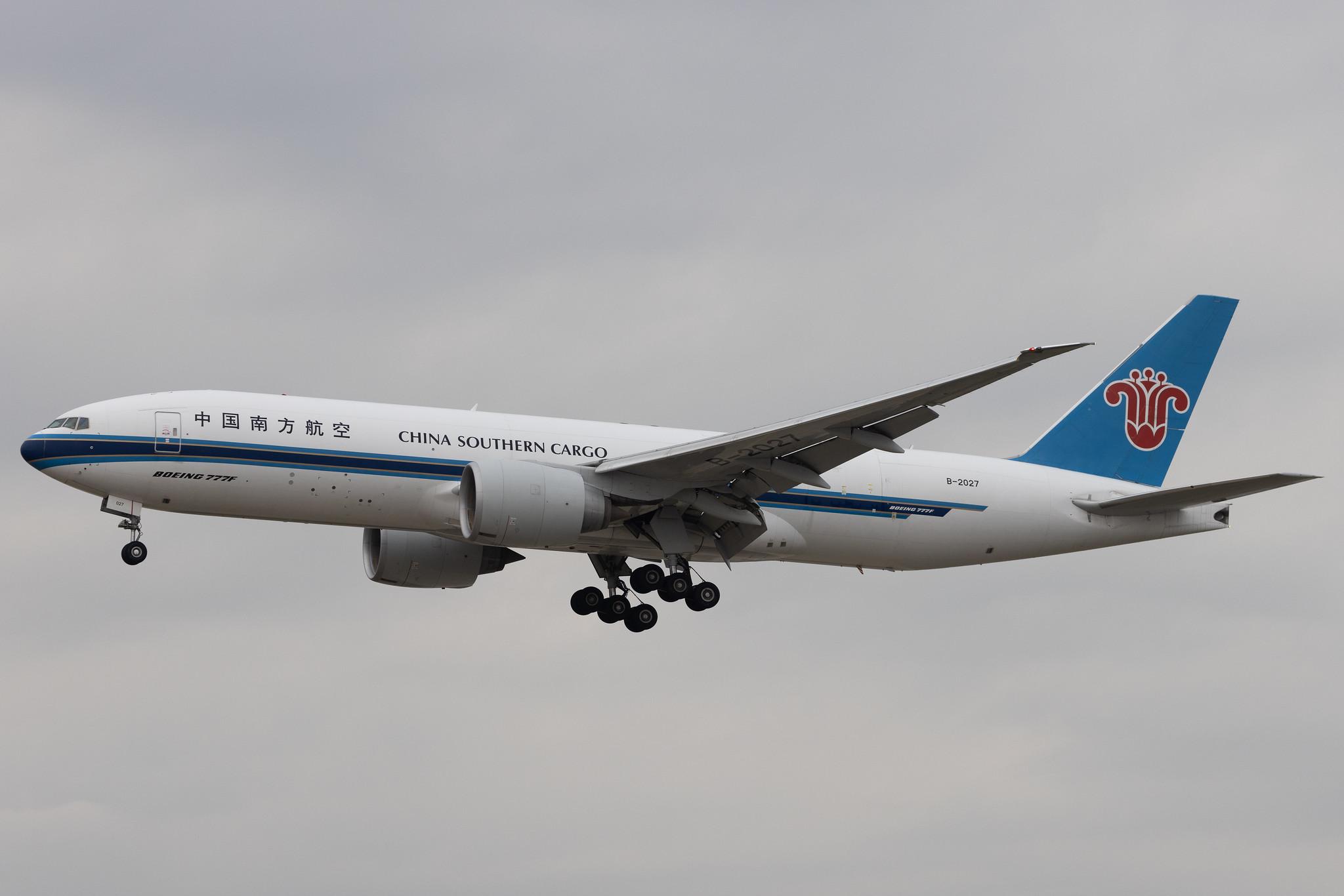 Frankfurt Airport: China Southern Cargo (CZ / CSN) | Operator: China Southern Airlines | Boeing 777-F1B B77L | B-2027 | MSN 41636