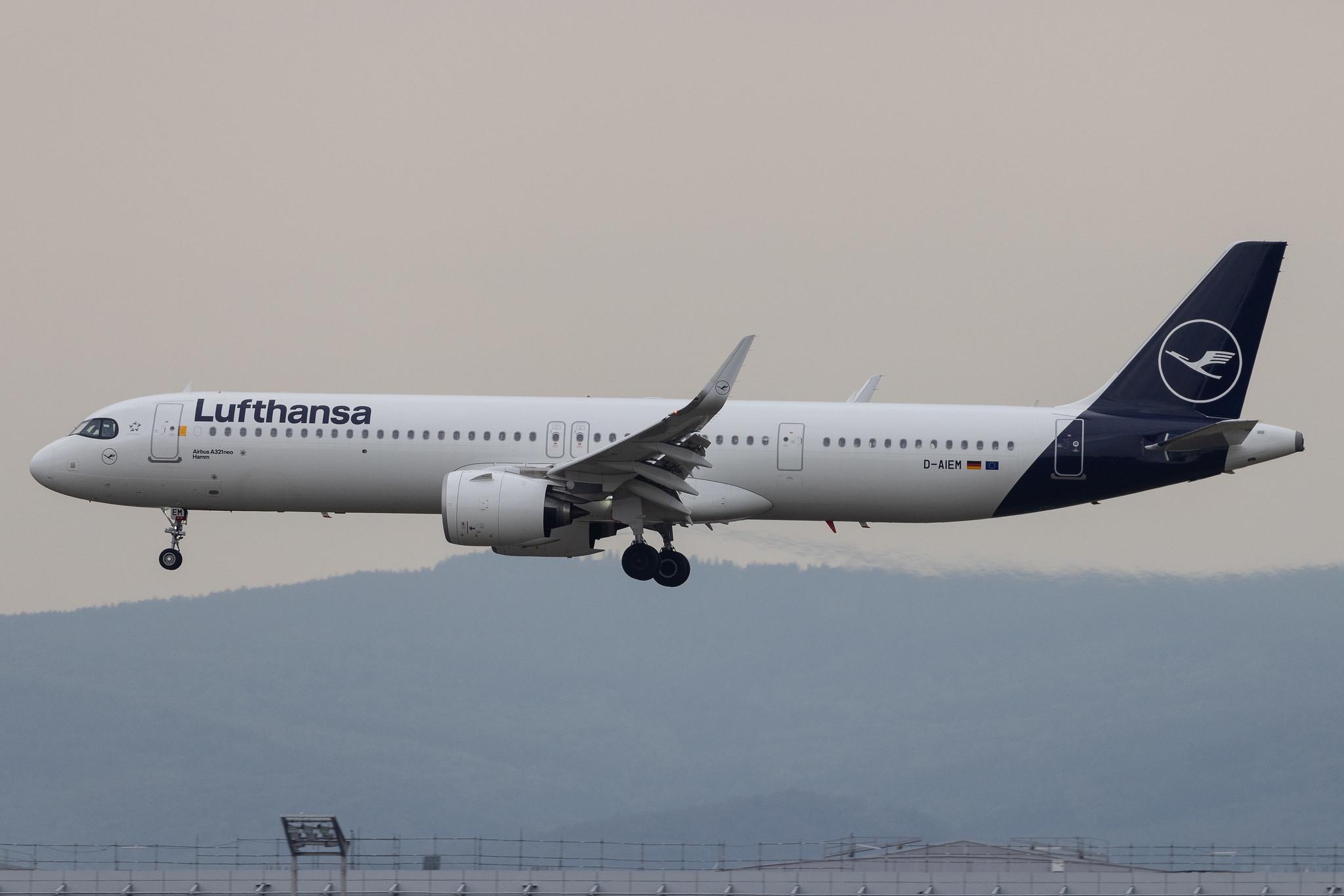 Frankfurt Airport: Lufthansa (LH / DLH) | Airbus A321-271NX A21N | D-AIEM | MSN 10817