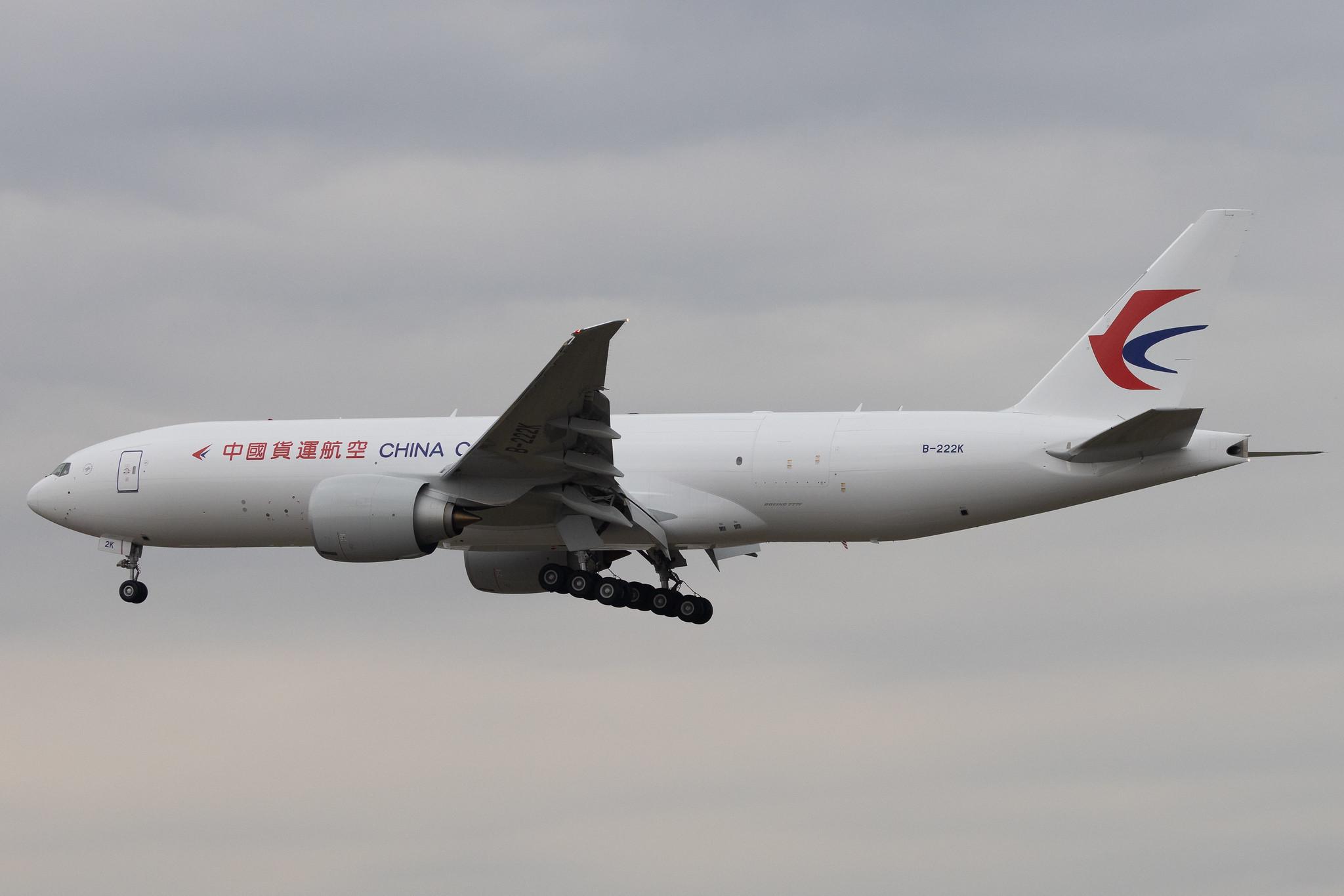 Frankfurt Airport: China Cargo Airlines (CK / CKK) | Boeing 777-F B77L | B-222K | MSN 67771