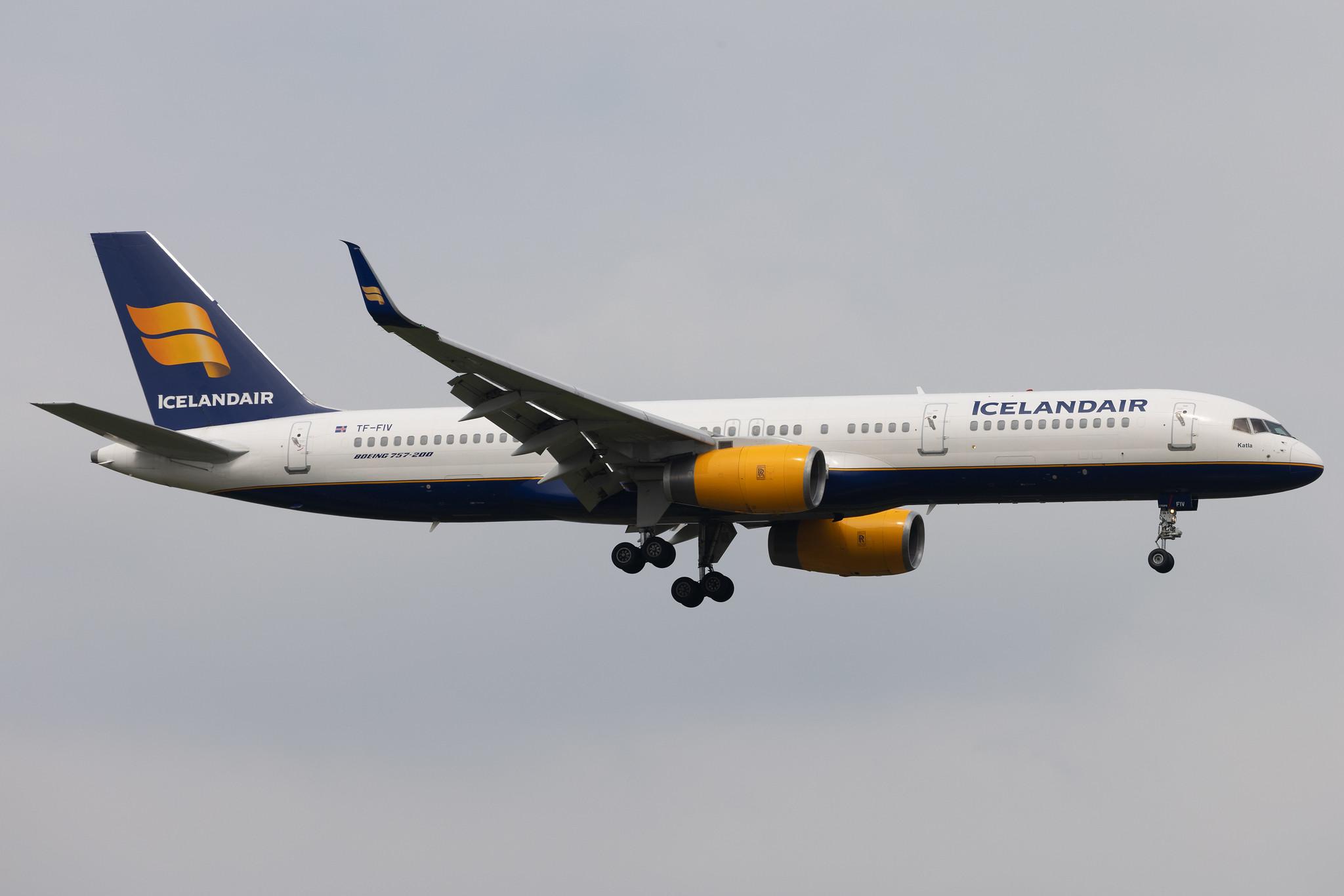 Frankfurt Airport: Icelandair (FI / ICE) | Boeing 757-208 B752 | TF-FIV | MSN 30424