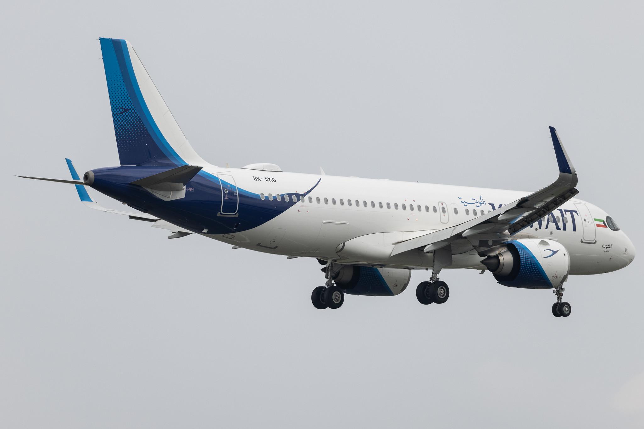 Frankfurt Airport: Kuwait Airways (KU / KAC) | Airbus A320-251N A20N | 9K-AKO | MSN 10082