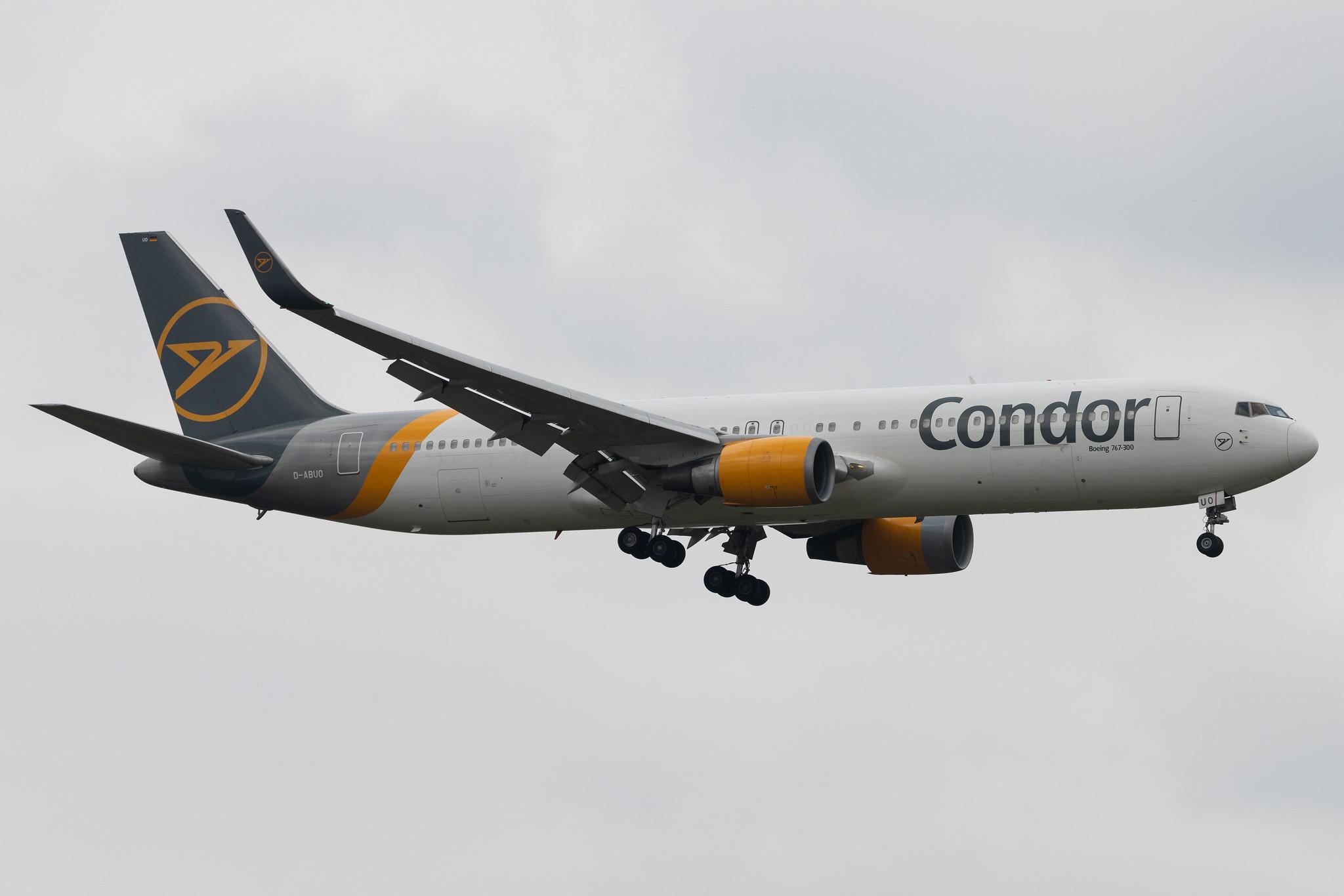 Frankfurt Airport: Condor (DE / CFG) | Boeing 767-3Q8(ER) B763 | D-ABUO | MSN 29387