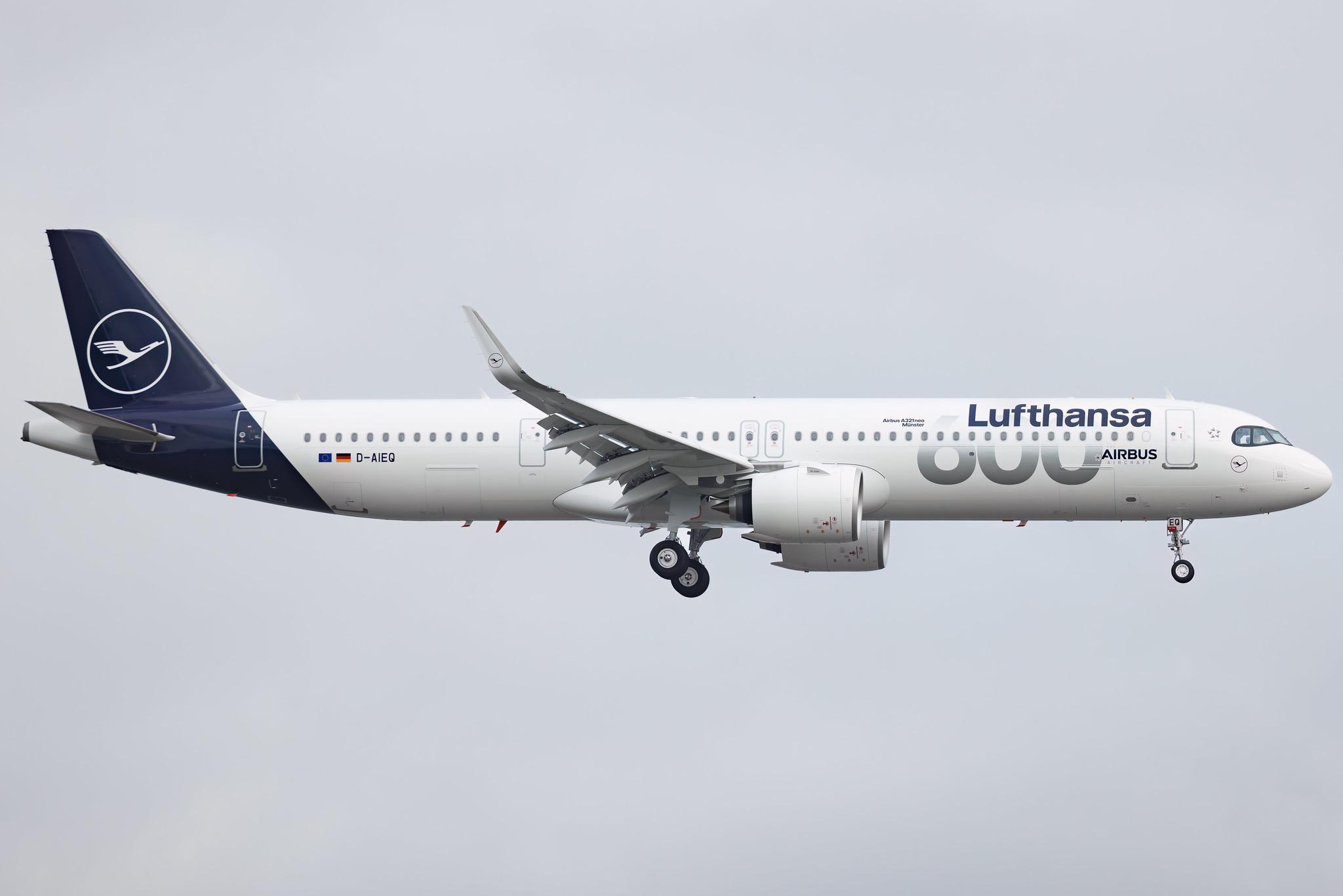 Hamburg Finkenwerder: Lufthansa (LH / DLH) | Livery: 600th Airbus Aircraft | Airbus A321-271NX A21N | D-AIEQ | MSN 11267