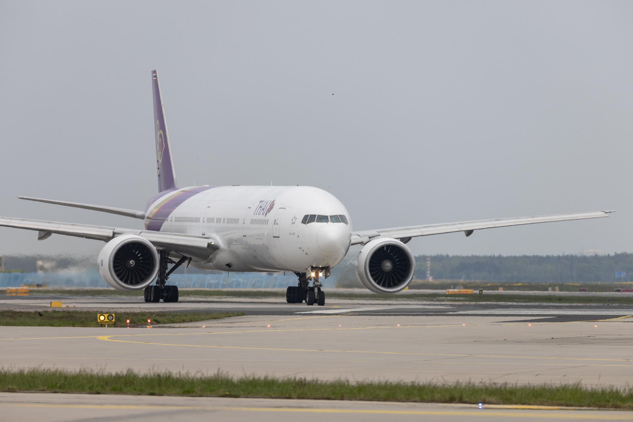 Frankfurt Airport: Thai Airways (TG / THA) | Boeing 777-3AL(ER) B77W | HS-TKM | MSN 41522