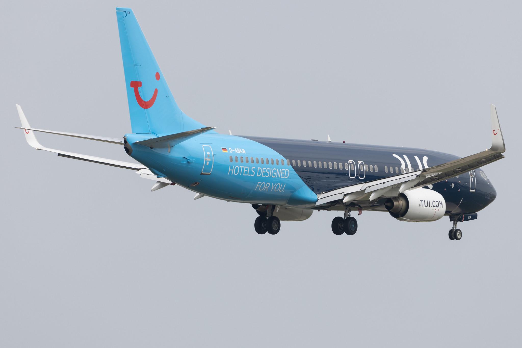 Frankfurt Airport: TUI (X3 / TUI) | Livery: TUI Blue Livery | Operator: TUI fly | Boeing 737-86J B738 | D-ABKM | MSN 37755