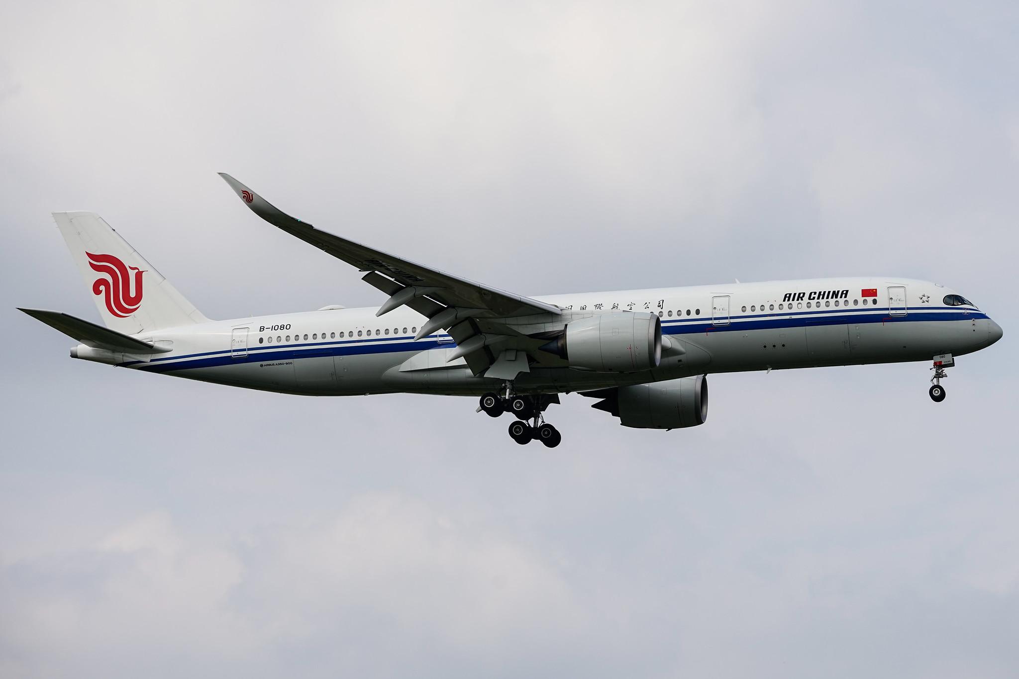 Frankfurt Airport: Air China (CA / CCA) | Airbus A350-941 A359 | B-1080 | MSN 247