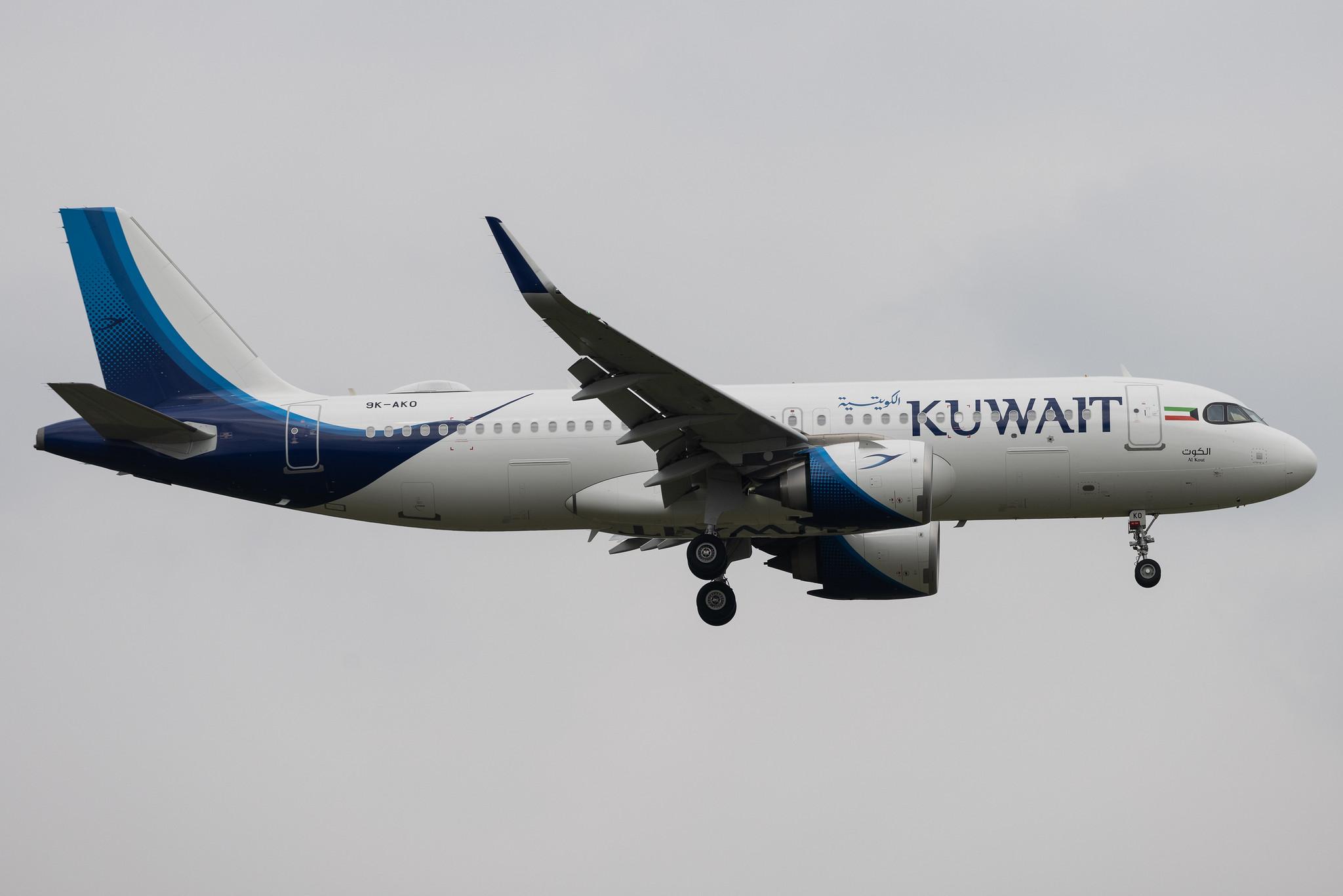 Frankfurt Airport: Kuwait Airways (KU / KAC) | Airbus A320-251N A20N | 9K-AKO | MSN 10082