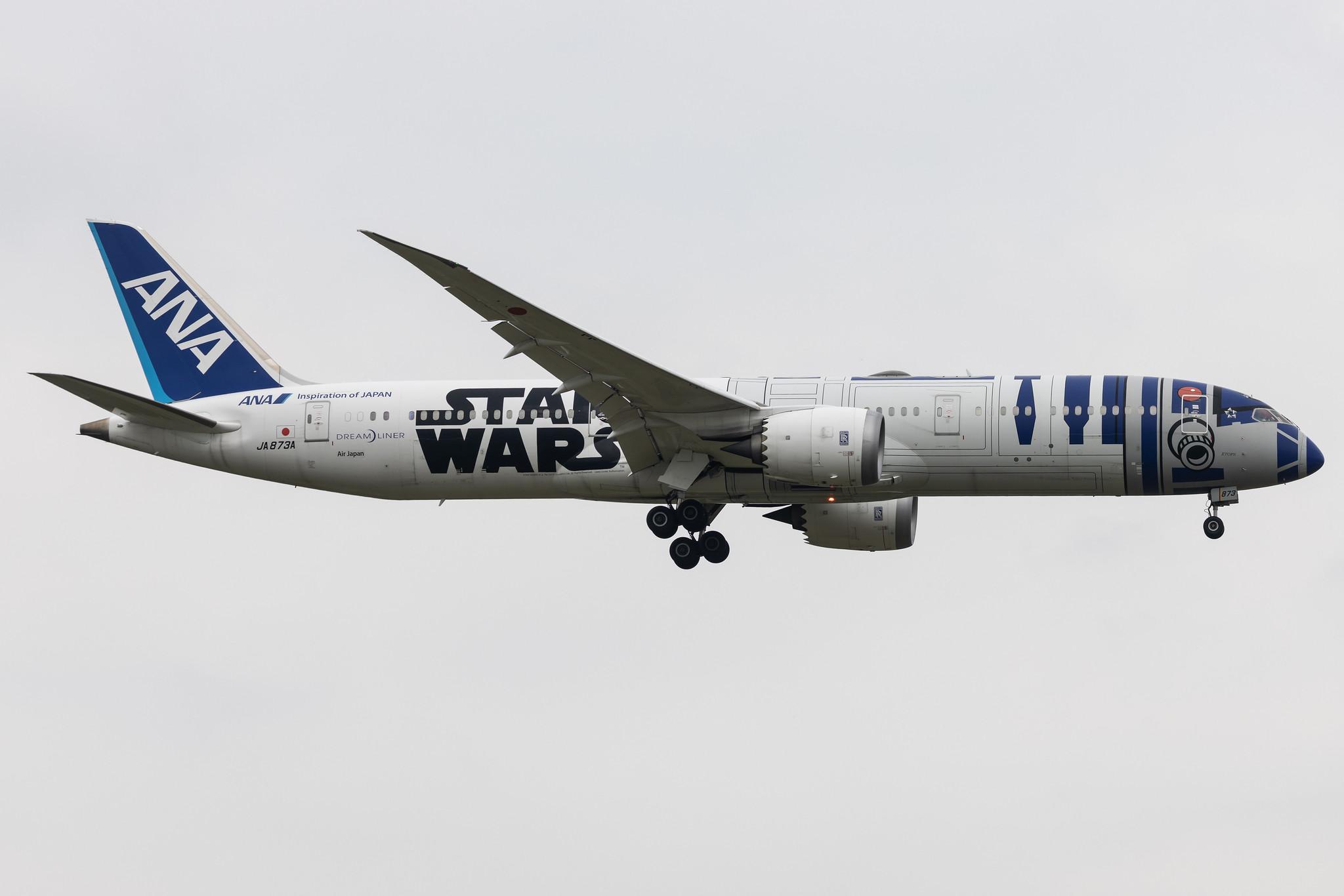 Frankfurt Airport: All Nippon Airways (NH / ANA) | Livery: Star Wars R2-D2 Livery | Operator: Air Japan | Boeing 787-9 Dreamliner B789 | JA873A | MSN 34530