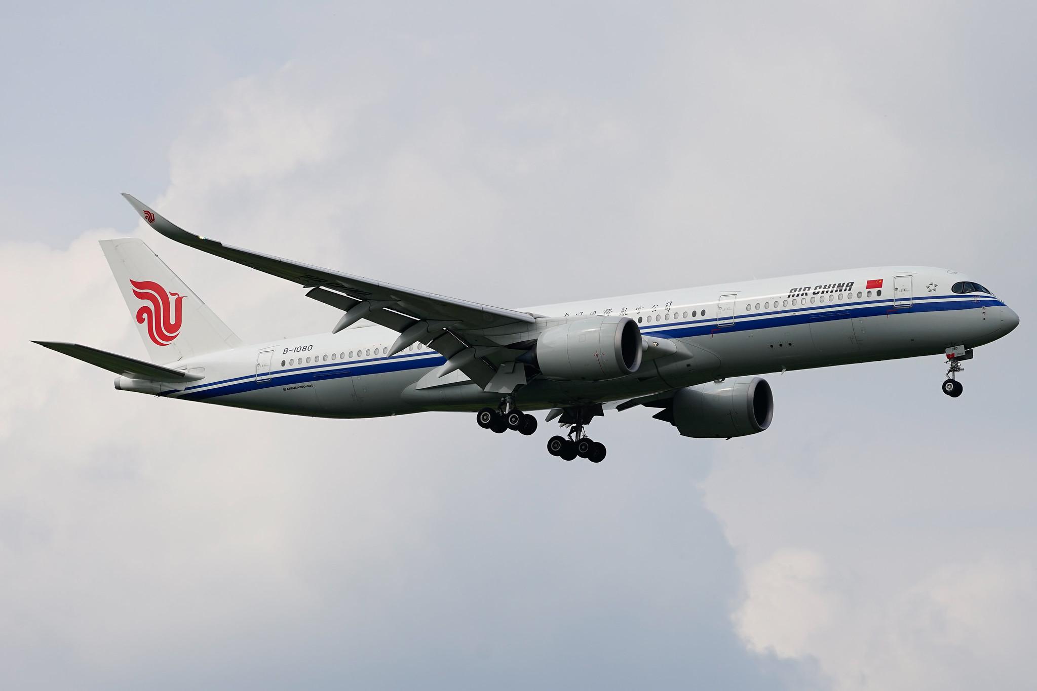 Frankfurt Airport: Air China (CA / CCA) | Airbus A350-941 A359 | B-1080 | MSN 247