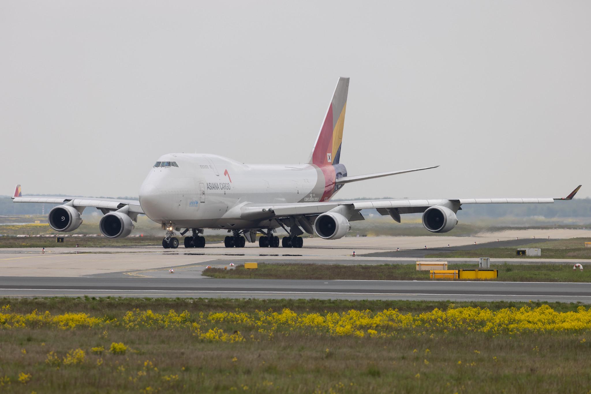 Frankfurt Airport: Asiana Cargo (OZ / AAR) | Operator: Asiana Airlines | Boeing 747-48E(BDSF) B744 | HL7417 | MSN 25779