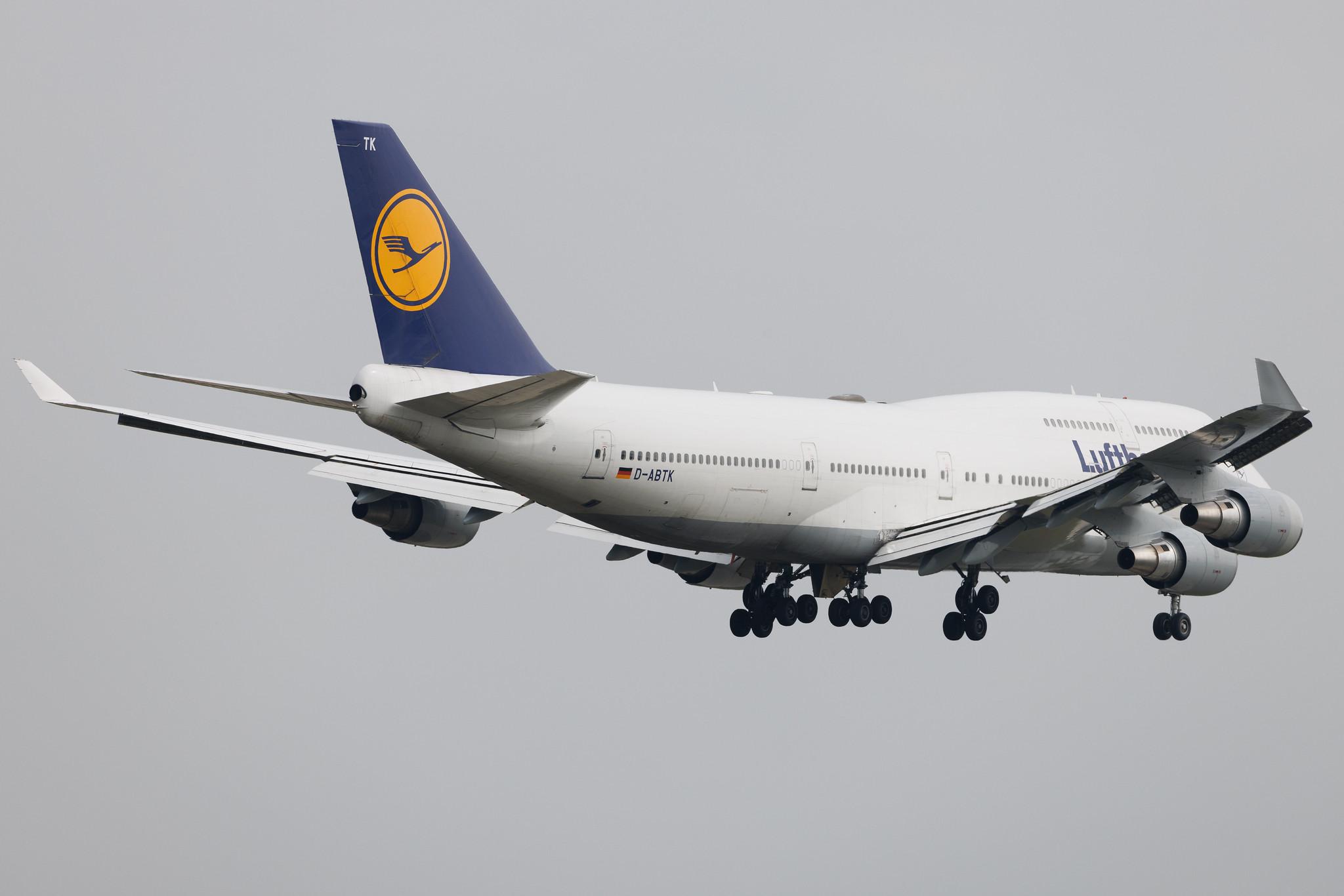 Frankfurt Airport: Lufthansa (LH / DLH) | Boeing 747-430 B744 | D-ABTK | MSN 29871