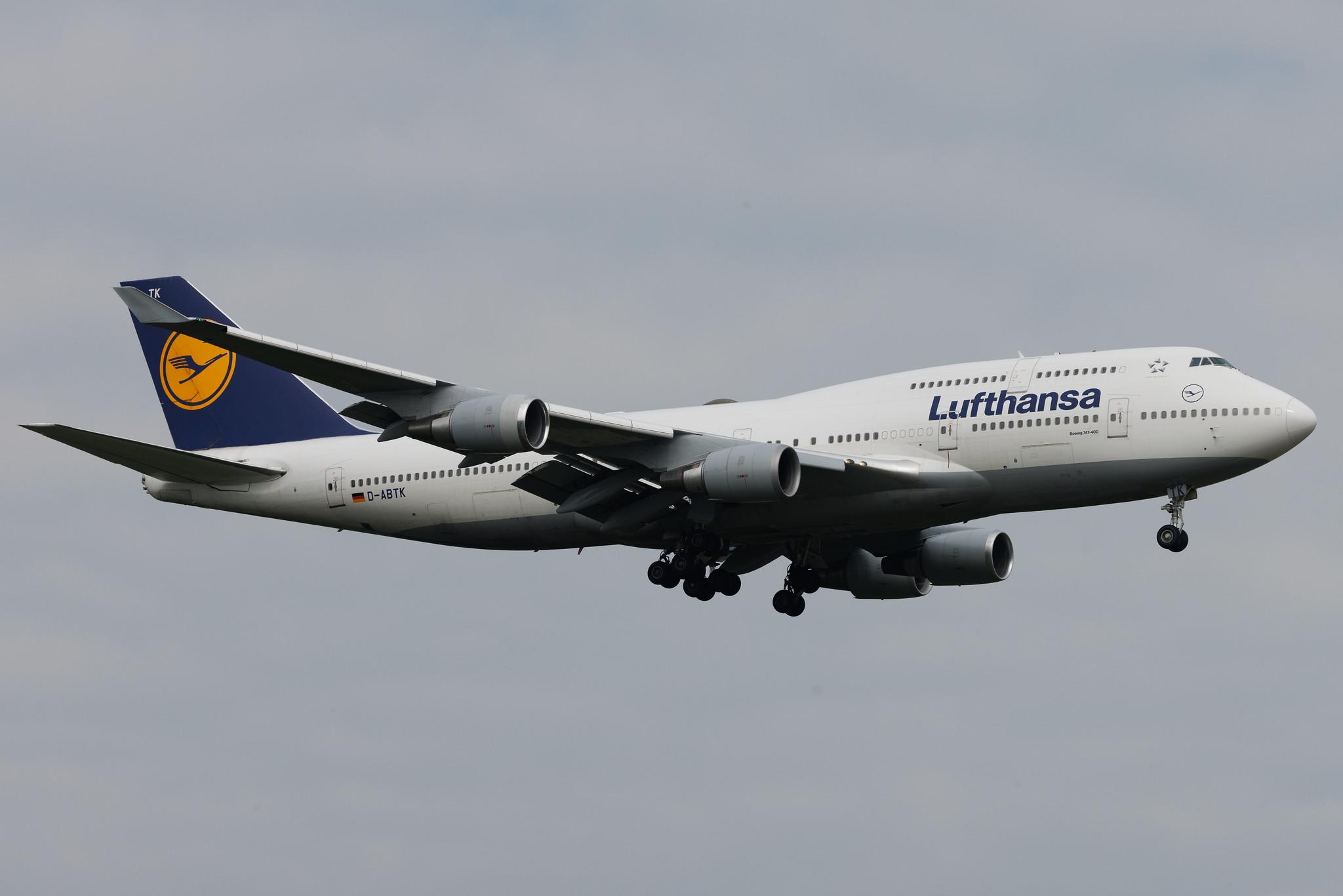 Frankfurt Airport: Lufthansa (LH / DLH) | Boeing 747-430 B744 | D-ABTK | MSN 29871