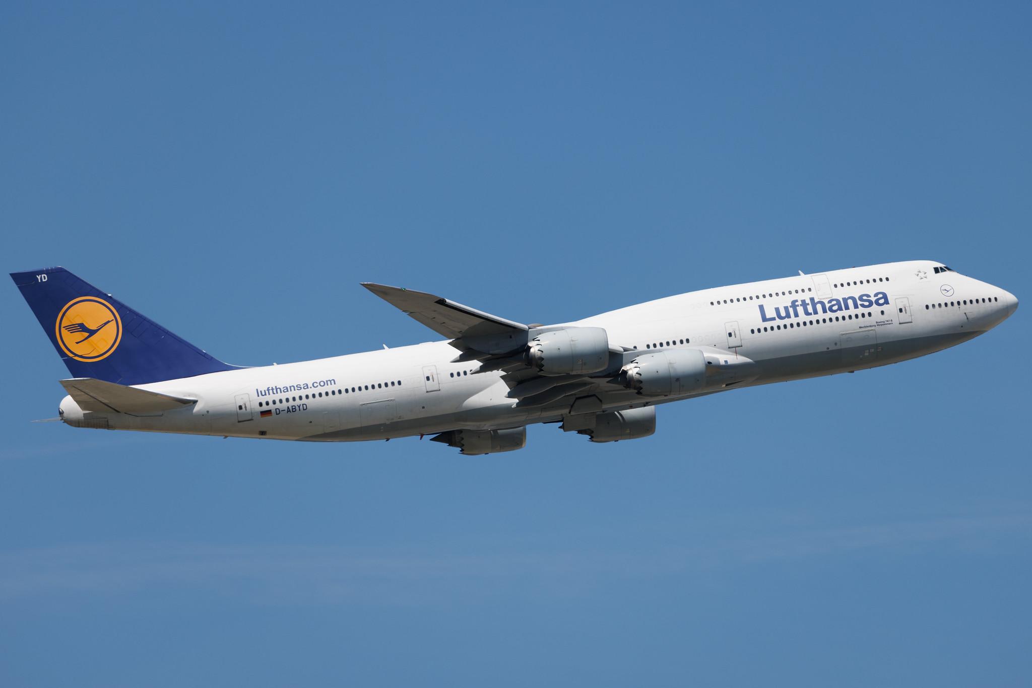 Frankfurt Airport: Lufthansa (LH / DLH) | Boeing 747-830 B748 | D-ABYD | MSN 37829