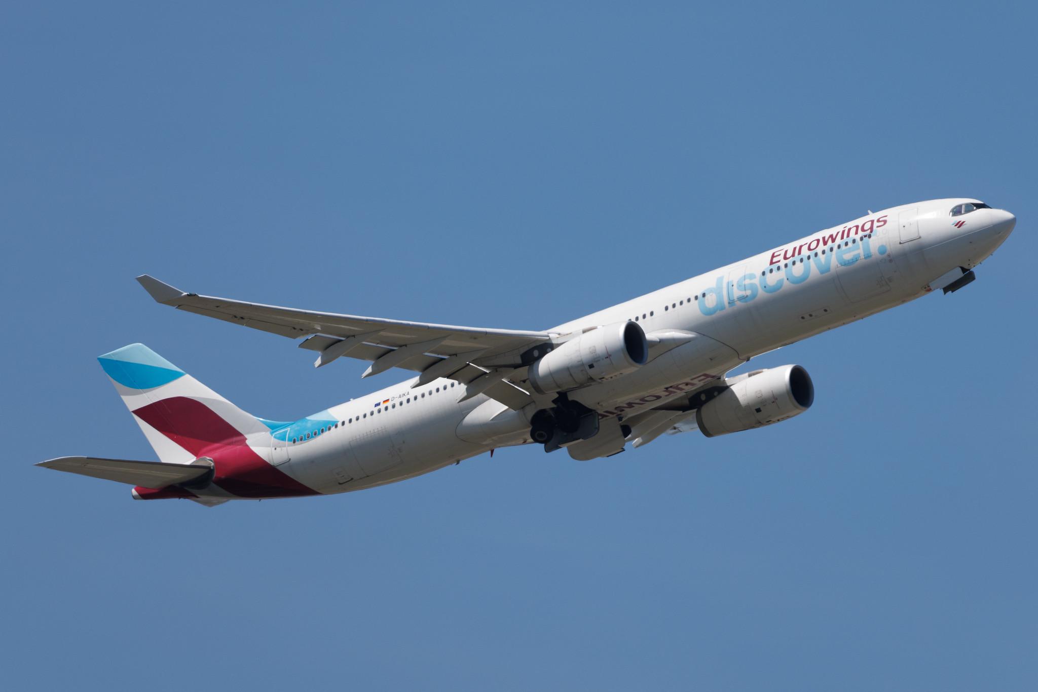 Frankfurt Airport: Eurowings Discover (4Y / OCN) | Airbus A330-343 A333 | D-AIKA | MSN 0570