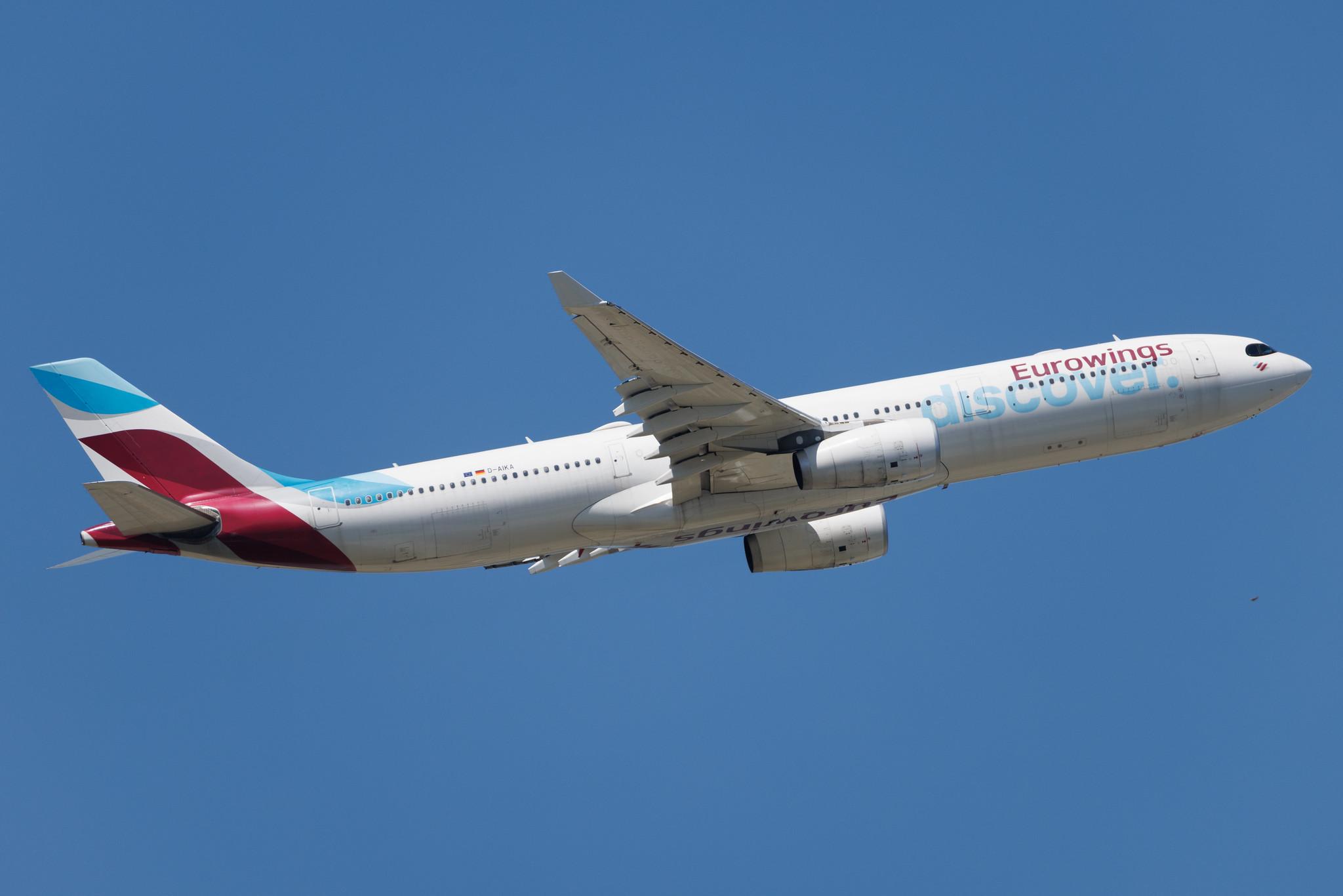 Frankfurt Airport: Eurowings Discover (4Y / OCN) | Airbus A330-343 A333 | D-AIKA | MSN 0570