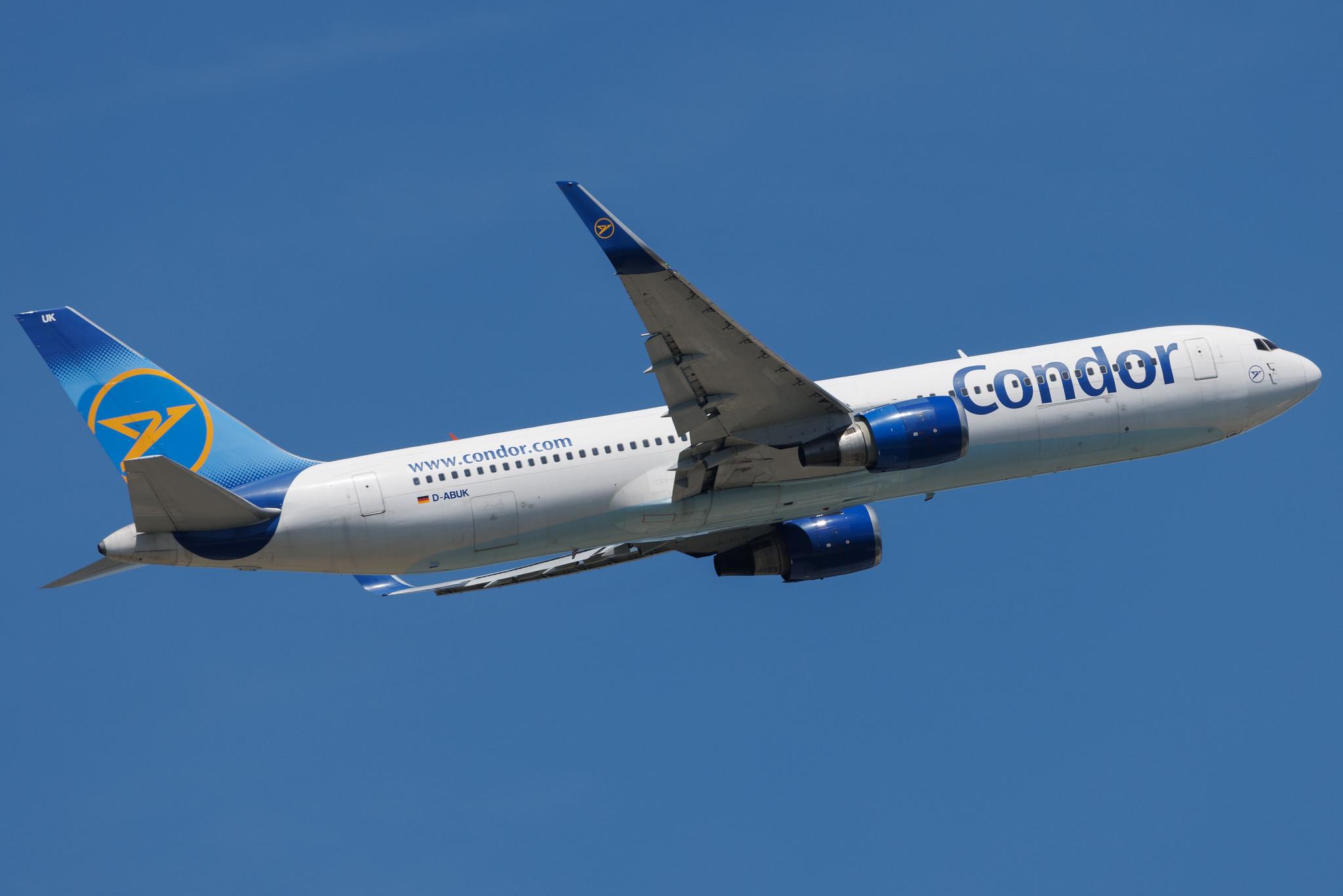 Frankfurt Airport: Condor (DE / CFG) | Boeing 767-343(ER) B763 | D-ABUK | MSN 30009