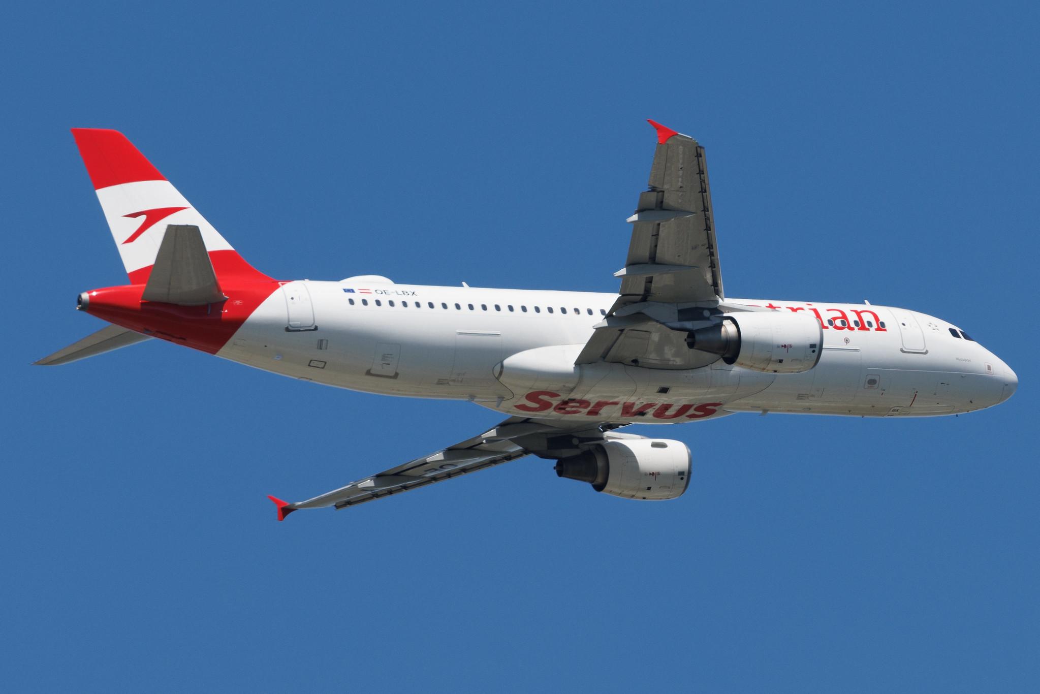 Frankfurt Airport: Austrian Airlines (OS / AUA) | Airbus A320-214 A320 | OE-LBX | MSN 1735