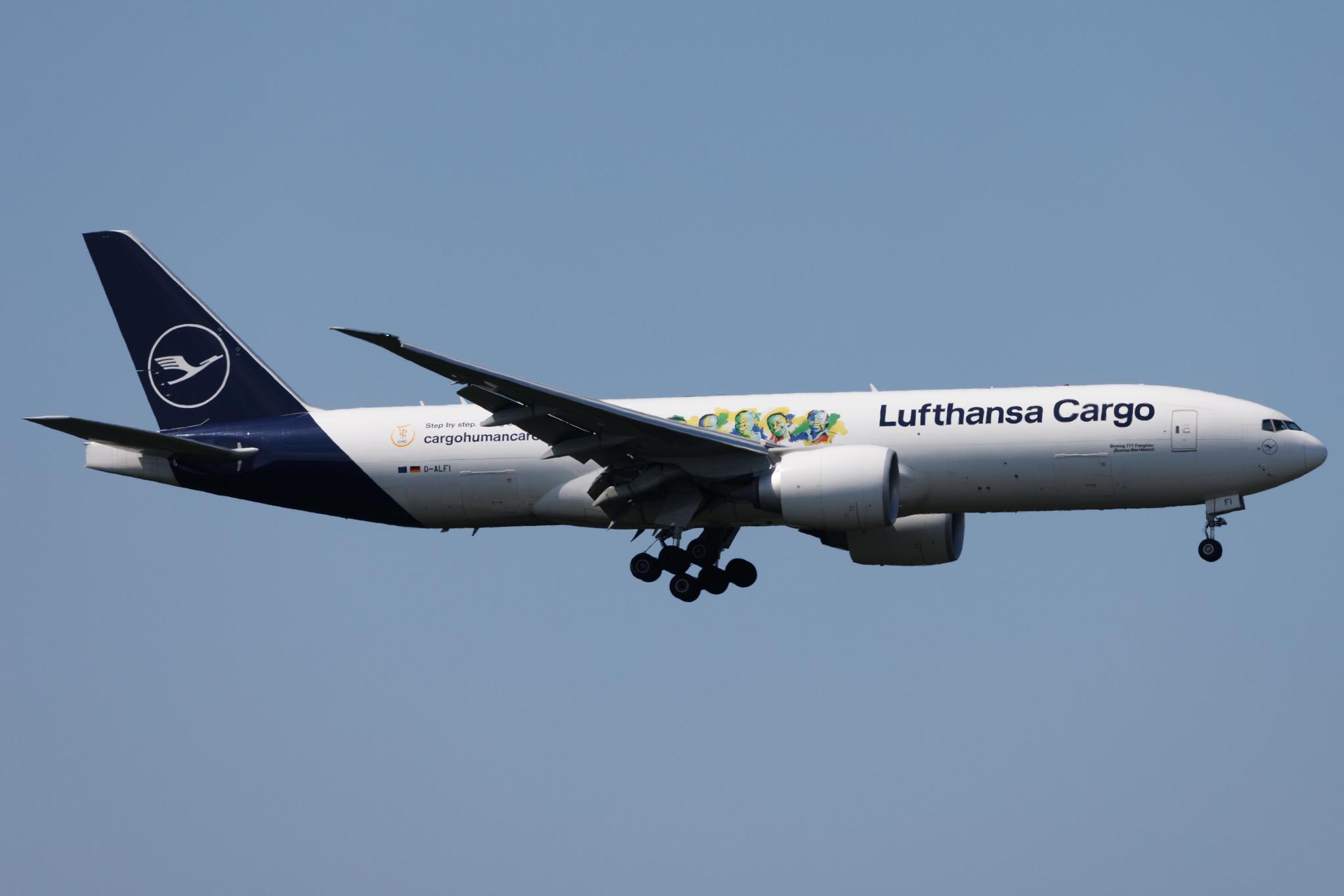 Frankfurt Airport: Lufthansa Cargo (/ GEC) | Livery: Cargo Human Care Livery | Boeing 777-F B77L | D-ALFI | MSN 66912