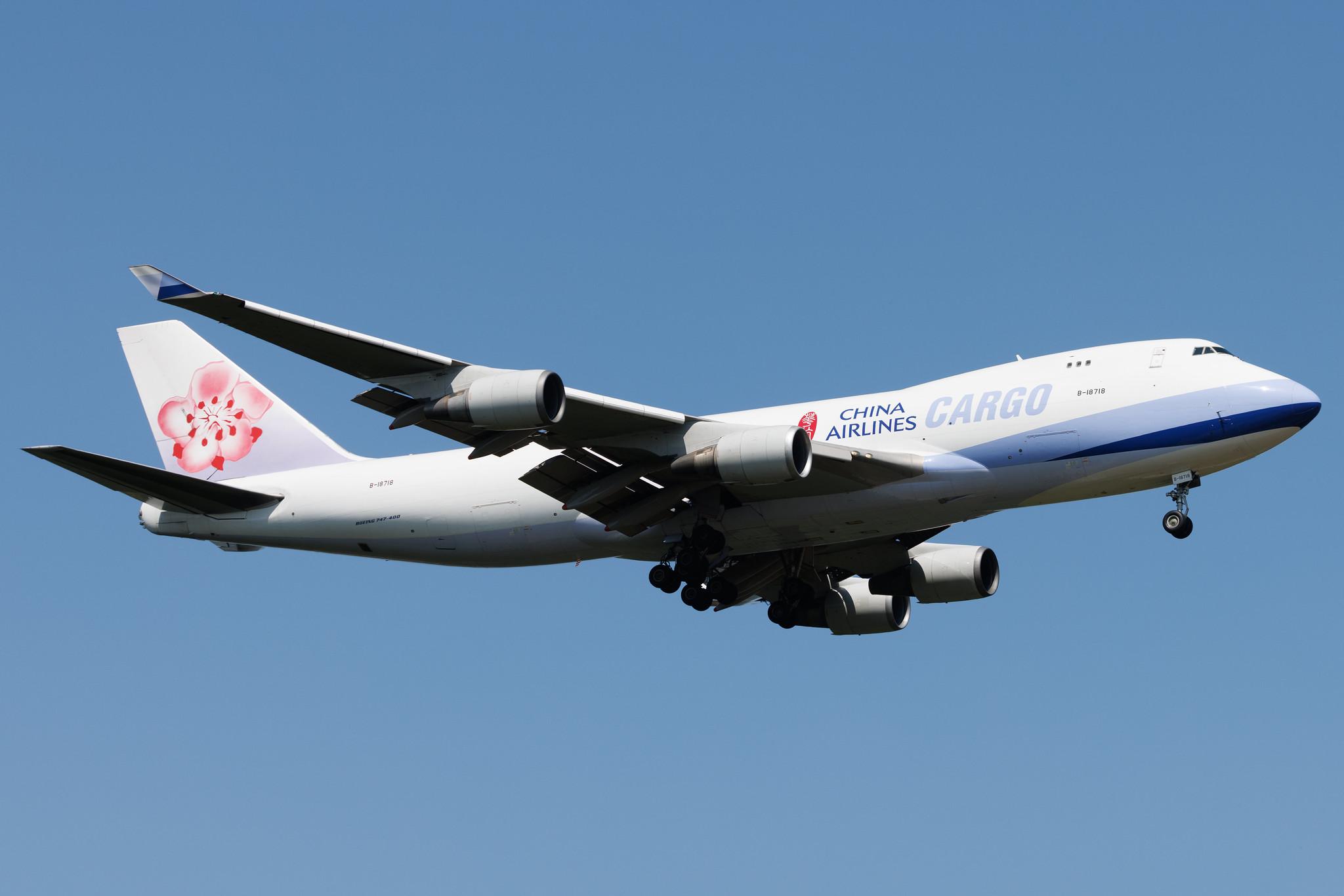 Frankfurt Airport: China Airlines Cargo (CI / CAL) | Operator: China Airlines | Boeing 747-409(F) B744 | B-18718 | MSN 30770