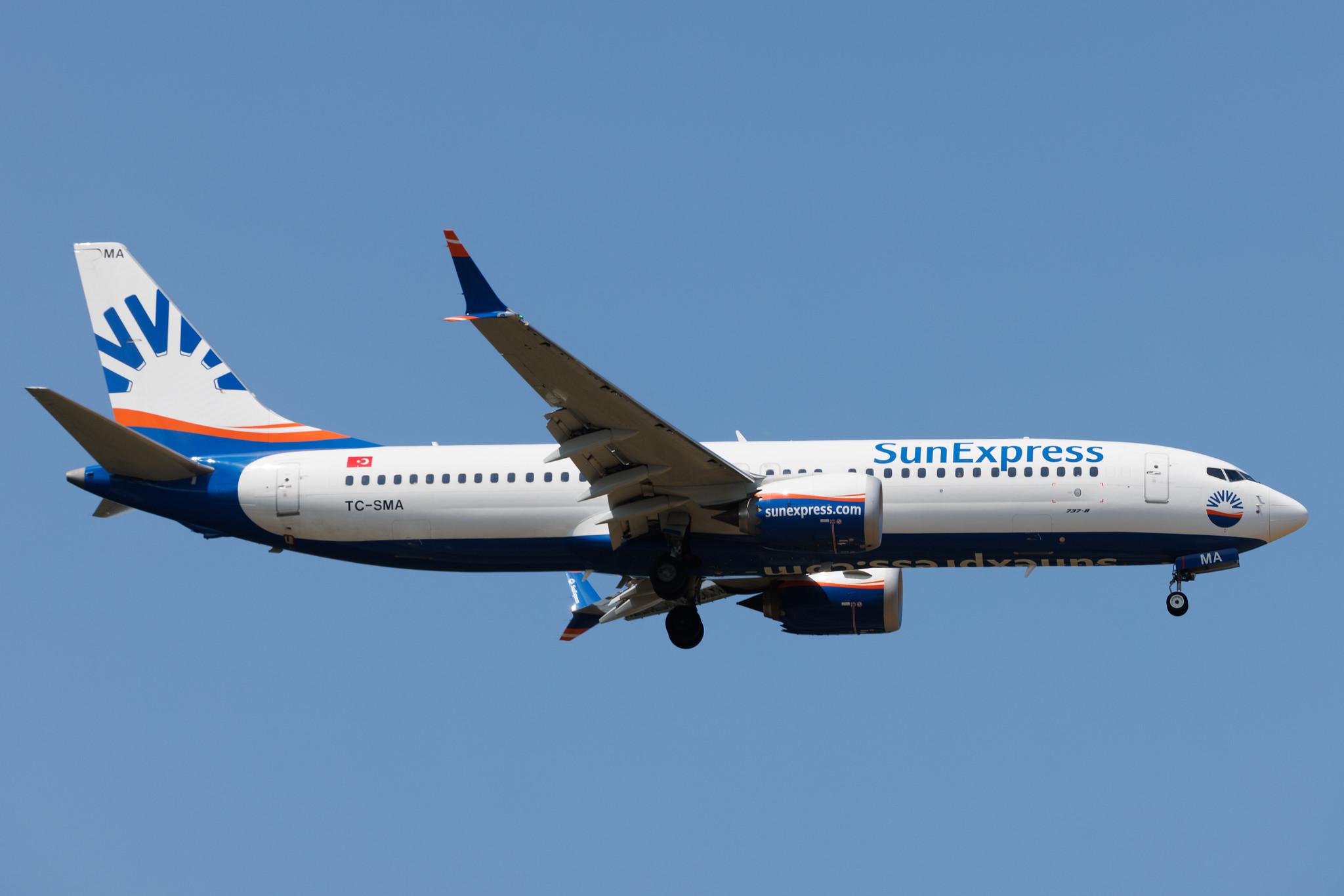 Frankfurt Airport: SunExpress (XQ / SXS) | Boeing 737 MAX 8 B38M | TC-SMA | MSN 63603