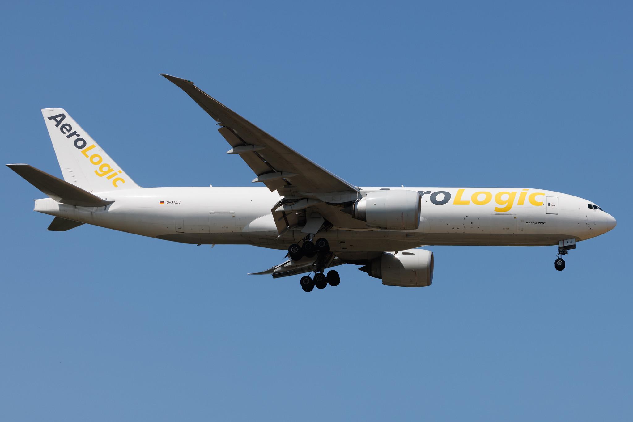 Frankfurt Airport: AeroLogic (3S / BOX) | Boeing 777-F6N B77L | D-AALJ | MSN 37710