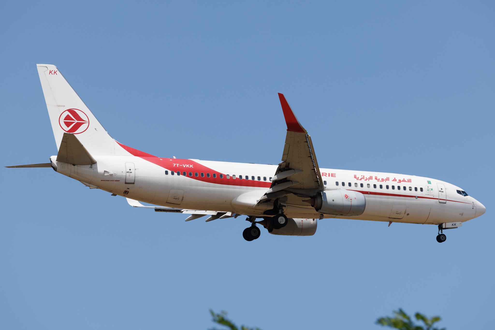 Frankfurt Airport: Air Algerie (AH / DAH) | Boeing 737-8D6 B738 | 7T-VKK | MSN 60747