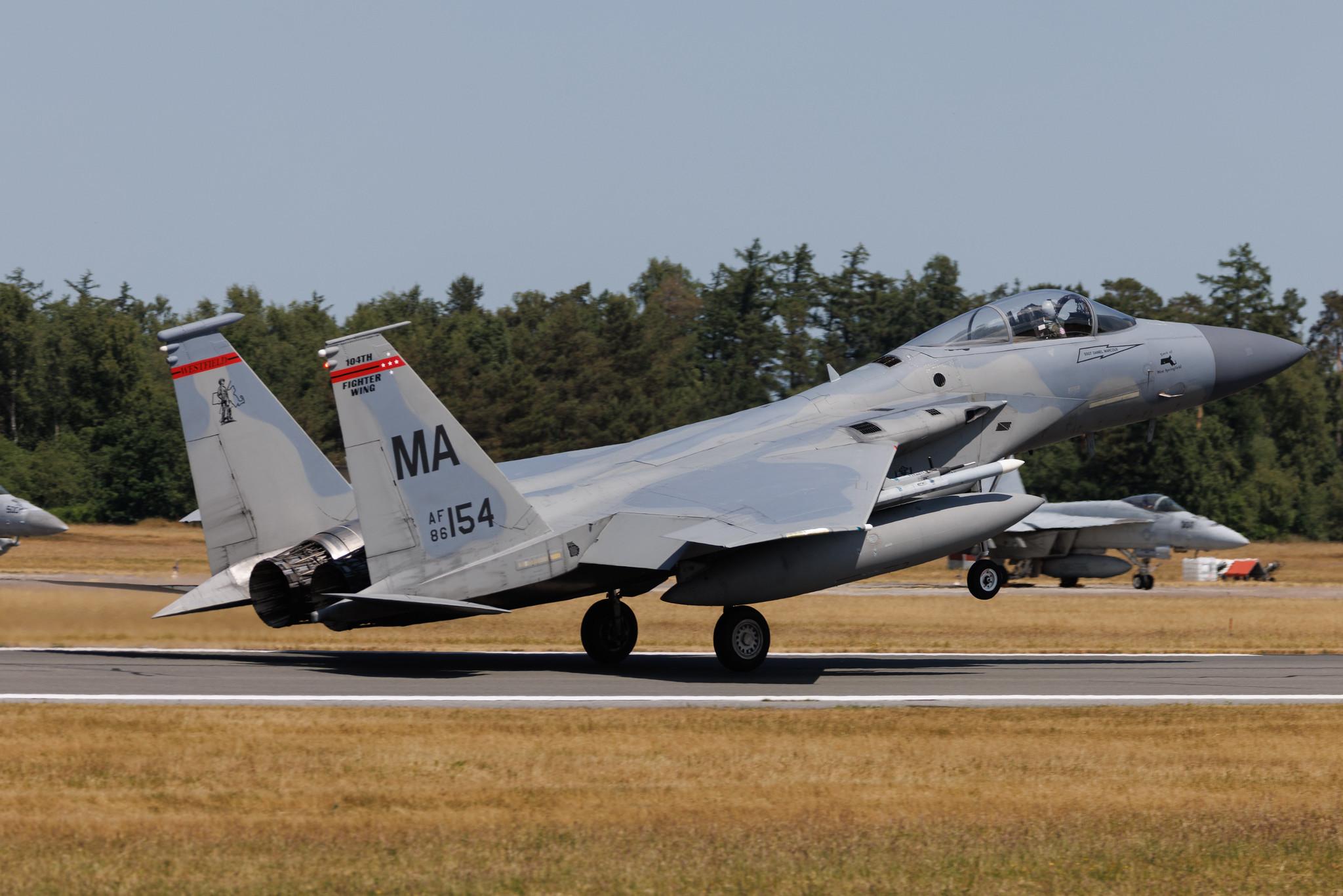 Fliegerhorst Hohn: United States Air Force (USAF) | McDonnell Douglas F-15C Eagle F15 | 86-0154 | MSN 1001/C382