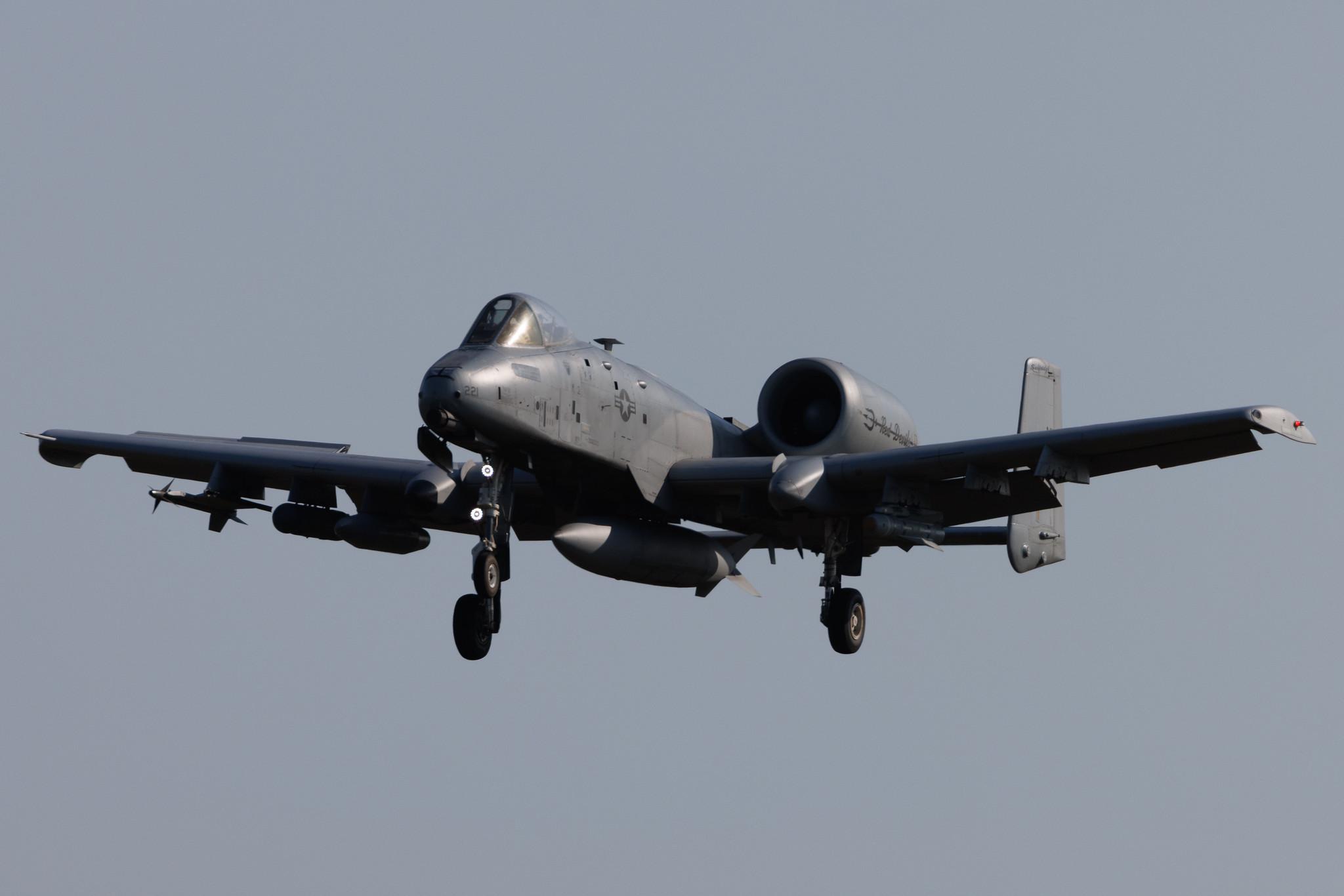 Schleswig Jagel Airport: United States - US Air Force (USAF) | Fairchild OA-10A Thunderbolt II A10 | 80-0221 | MSN A10-0571