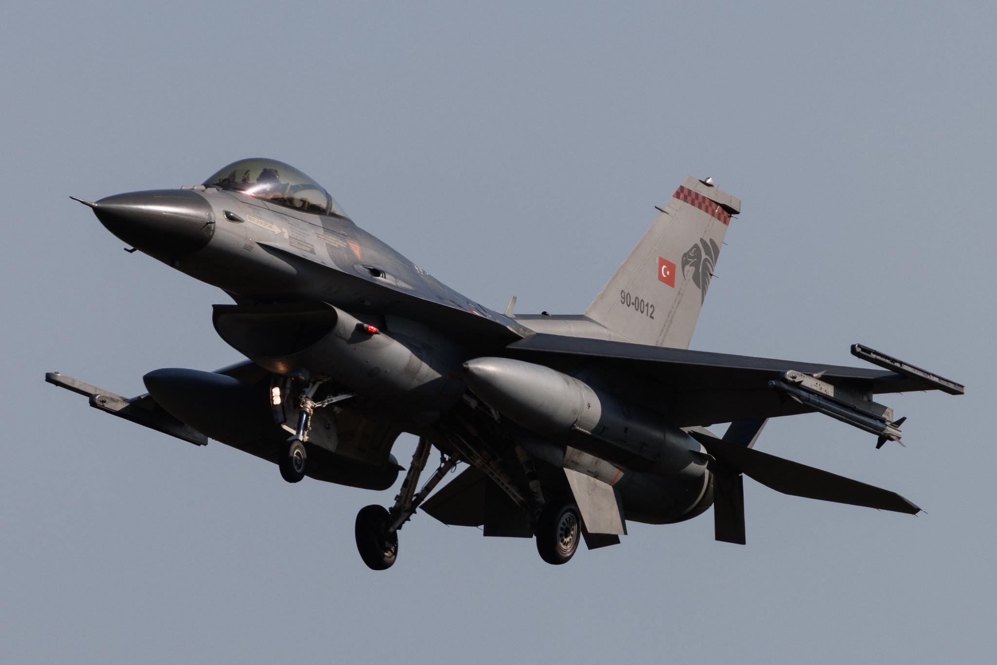Schleswig Jagel Airport: Turkish Air Force (HVK) | General Dynamics F-16C Fighting Falcon F16 | 90-0012 | MSN 4R-71