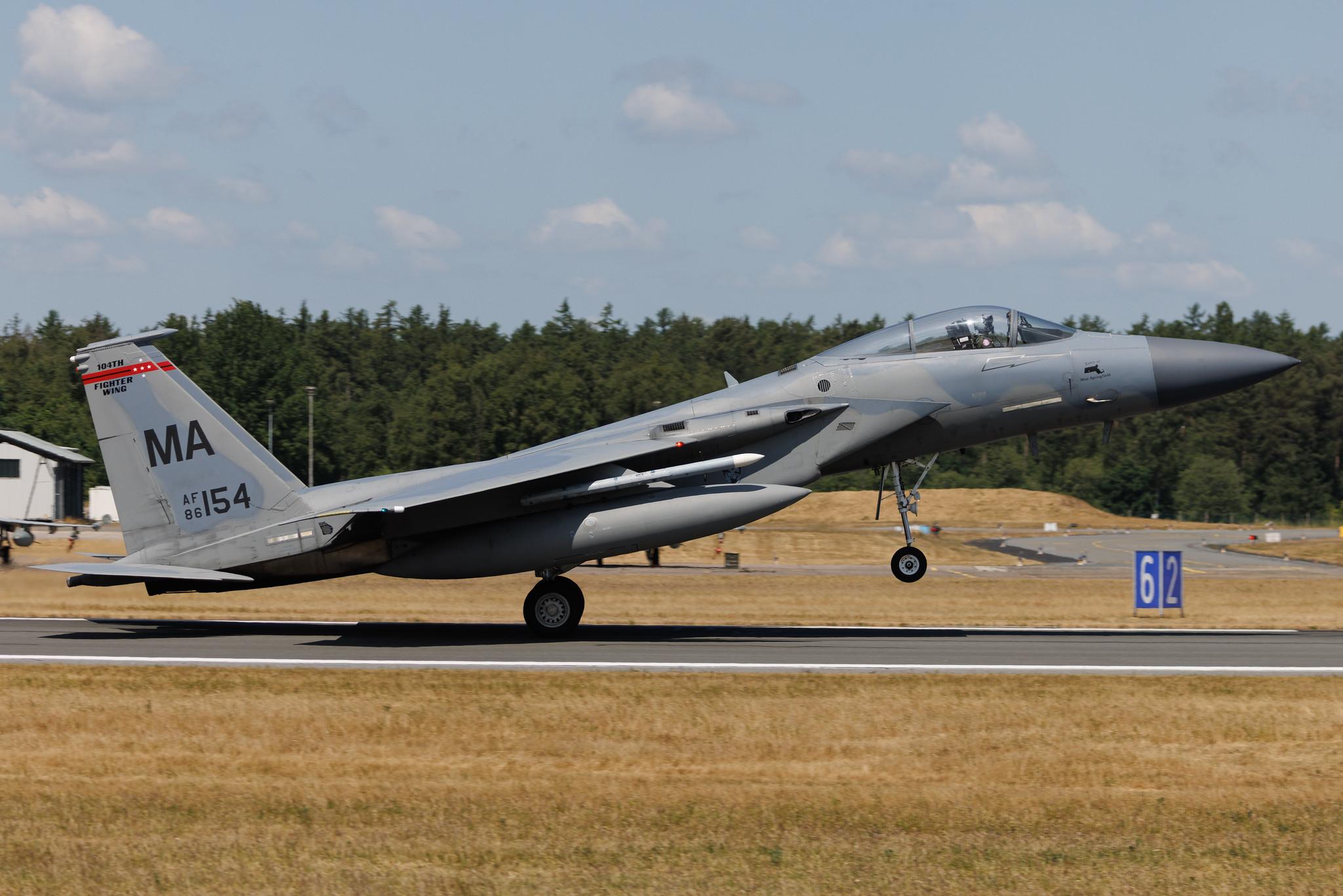 Fliegerhorst Hohn: United States Air Force (USAF) | McDonnell Douglas F-15C Eagle F15 | 86-0154 | MSN 1001/C382