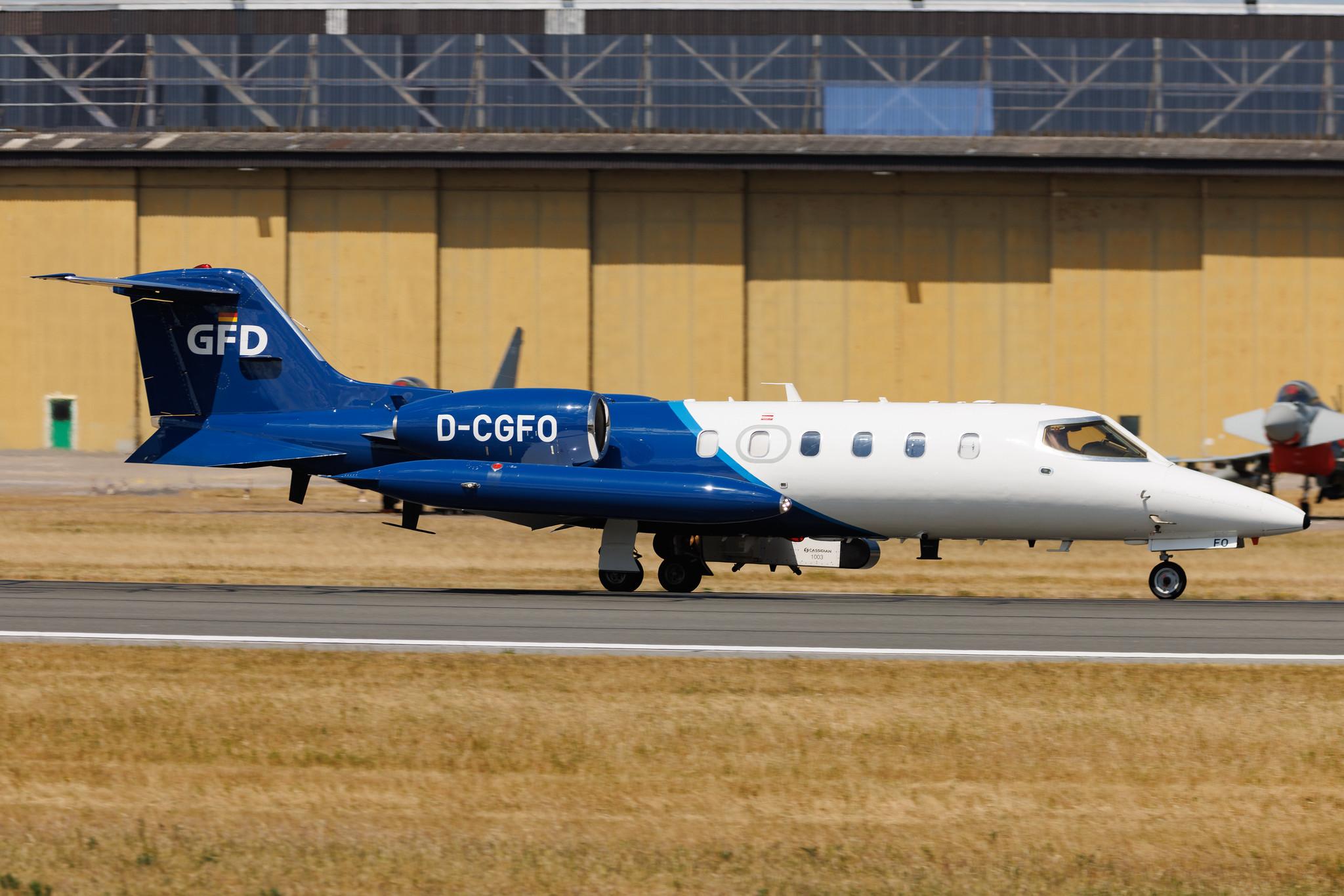 Fliegerhorst Hohn: Gesellschaft fur Flugzieldarstellung (/ GFD) | Operator: Gesellschaft Fur Flugzieldarstellung | Learjet 35 LJ35 | D-CGFO | MSN 35-614