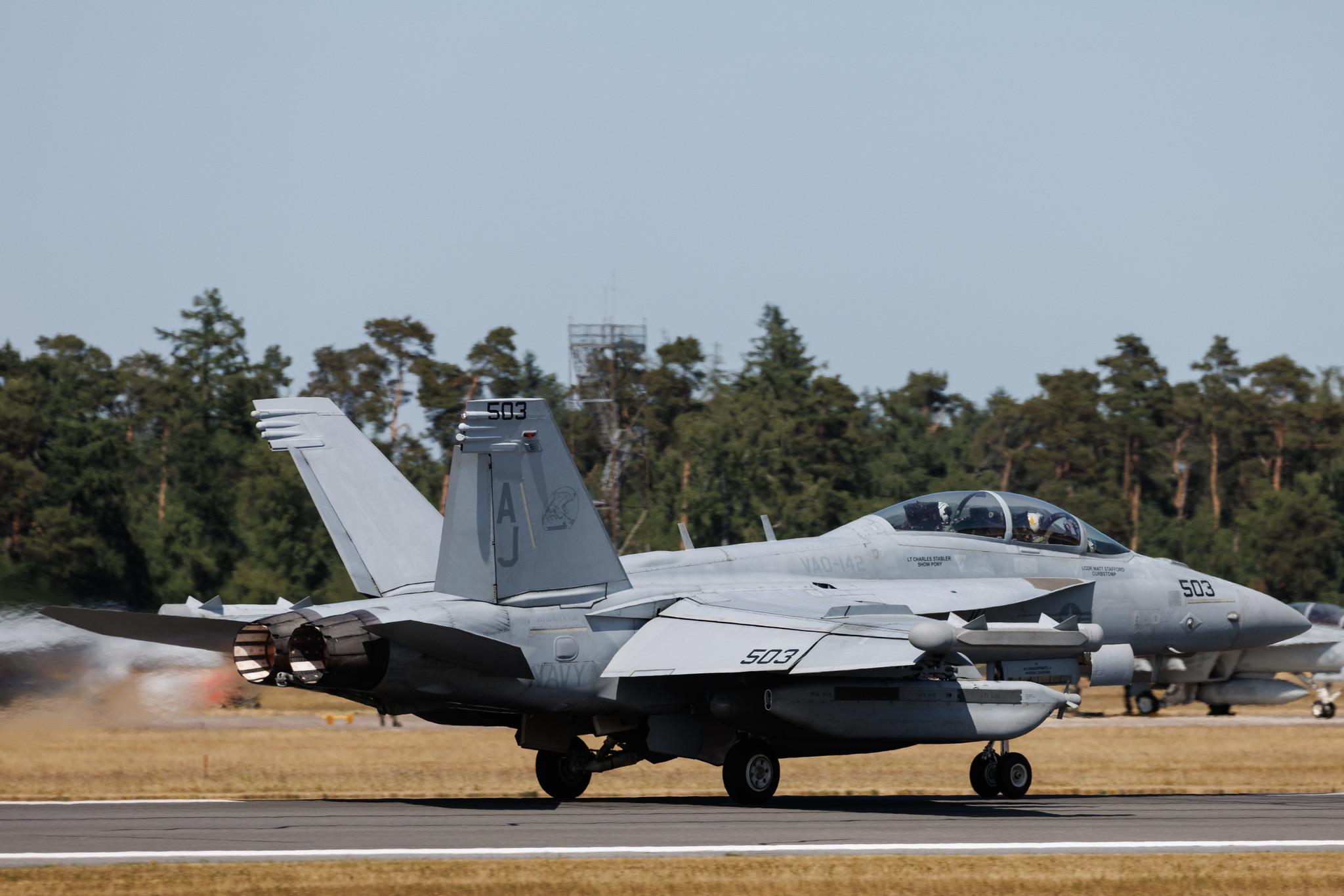 Fliegerhorst Hohn: United States - US Navy (USN) | Boeing EA-18G Growler F18 | 168271 | MSN G53