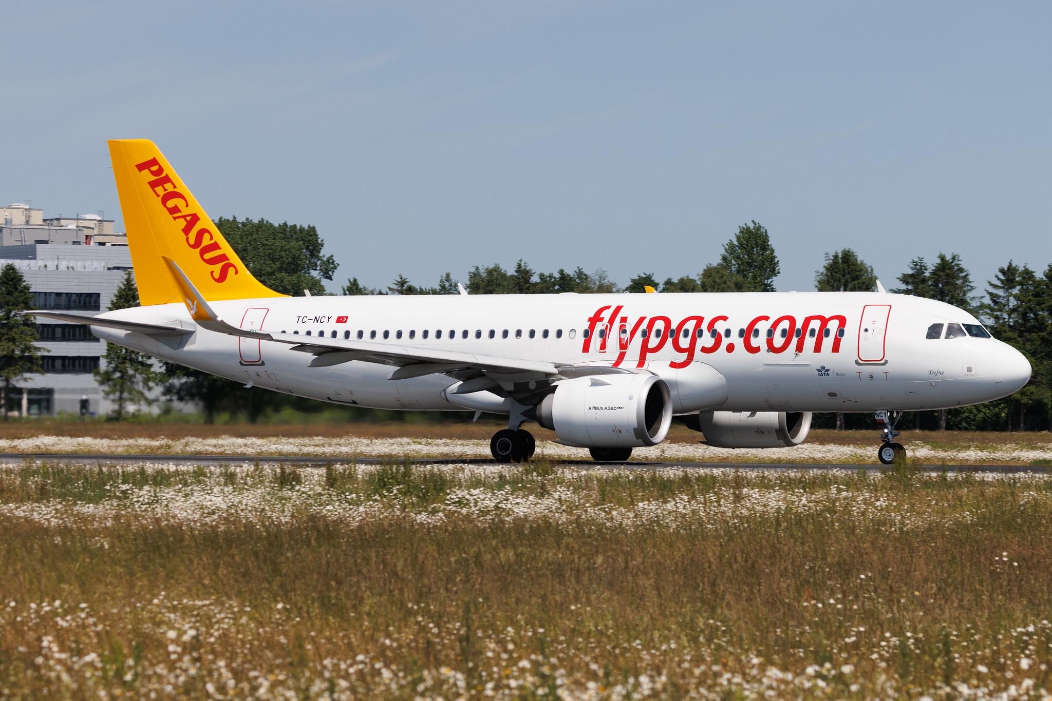 Hamburg Airport: Pegasus (PC / PGT) | Operator: Pegasus Airlines | Airbus A320-251N A20N | TC-NCY | MSN 10465