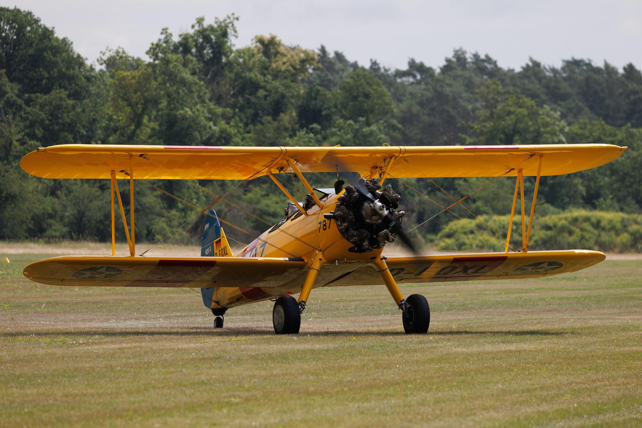 Flugplatz Bienenfarm: Private owner | Boeing N2S-3 Stearman | D-EQXL | MSN 75-658